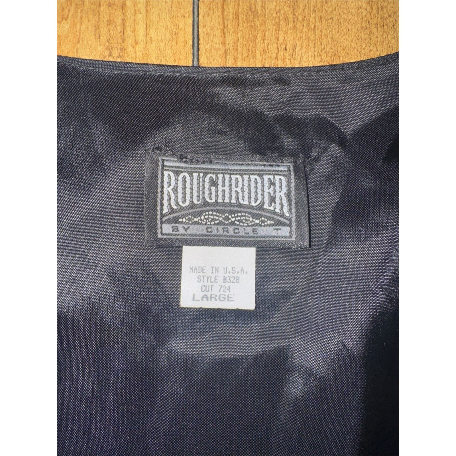 Harley Davidson × Vintage Roughrider by Circle T Native Southwestern Aztec Print Vest Size US L / EU 52-54 / 3 - 4 Thumbnail