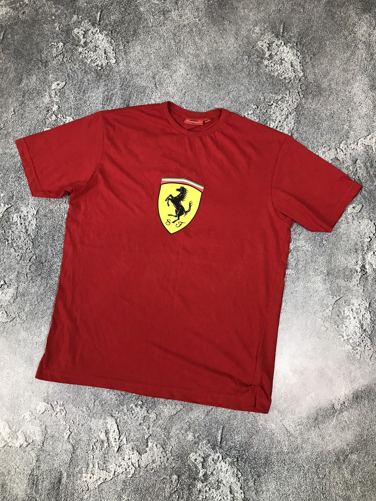 Ferrari Ferrari Red Big Logo Tshirt,Tee,Active Wear Size US M / EU 48-50 / 2 - 2 Thumbnail
