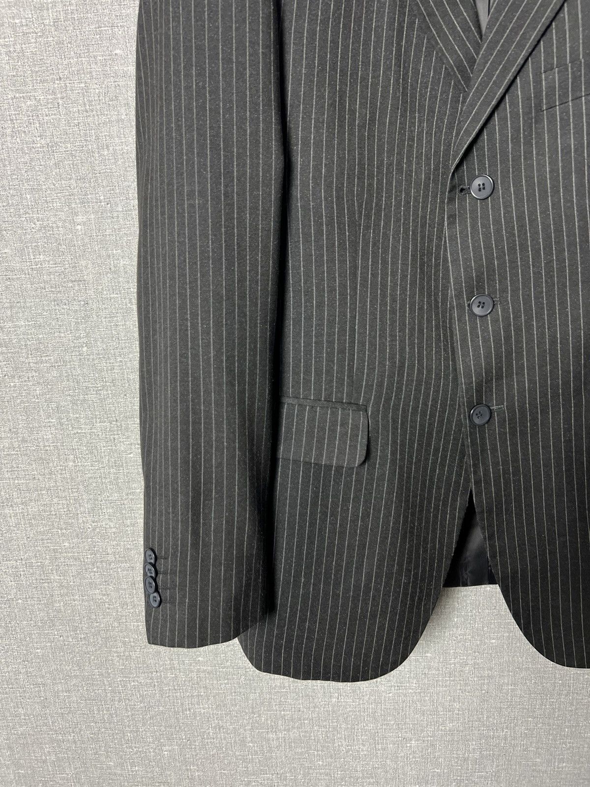 Gianfranco Ferre Gianfranco Ferre 3 Button Striped Blazer Jacket Size 48 Size 38R - 5 Thumbnail
