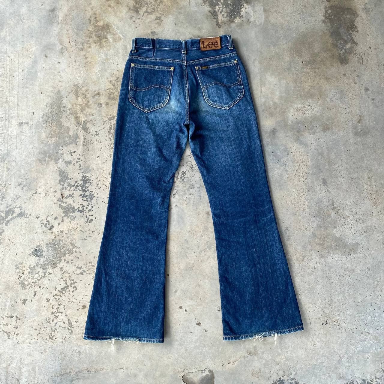 Lee × Vintage FLARED VINTAGE 90S LEE RIDERS BLUEWASH DENIM MADE IN JAPAN Size US 28 / EU 44 - 6 Thumbnail