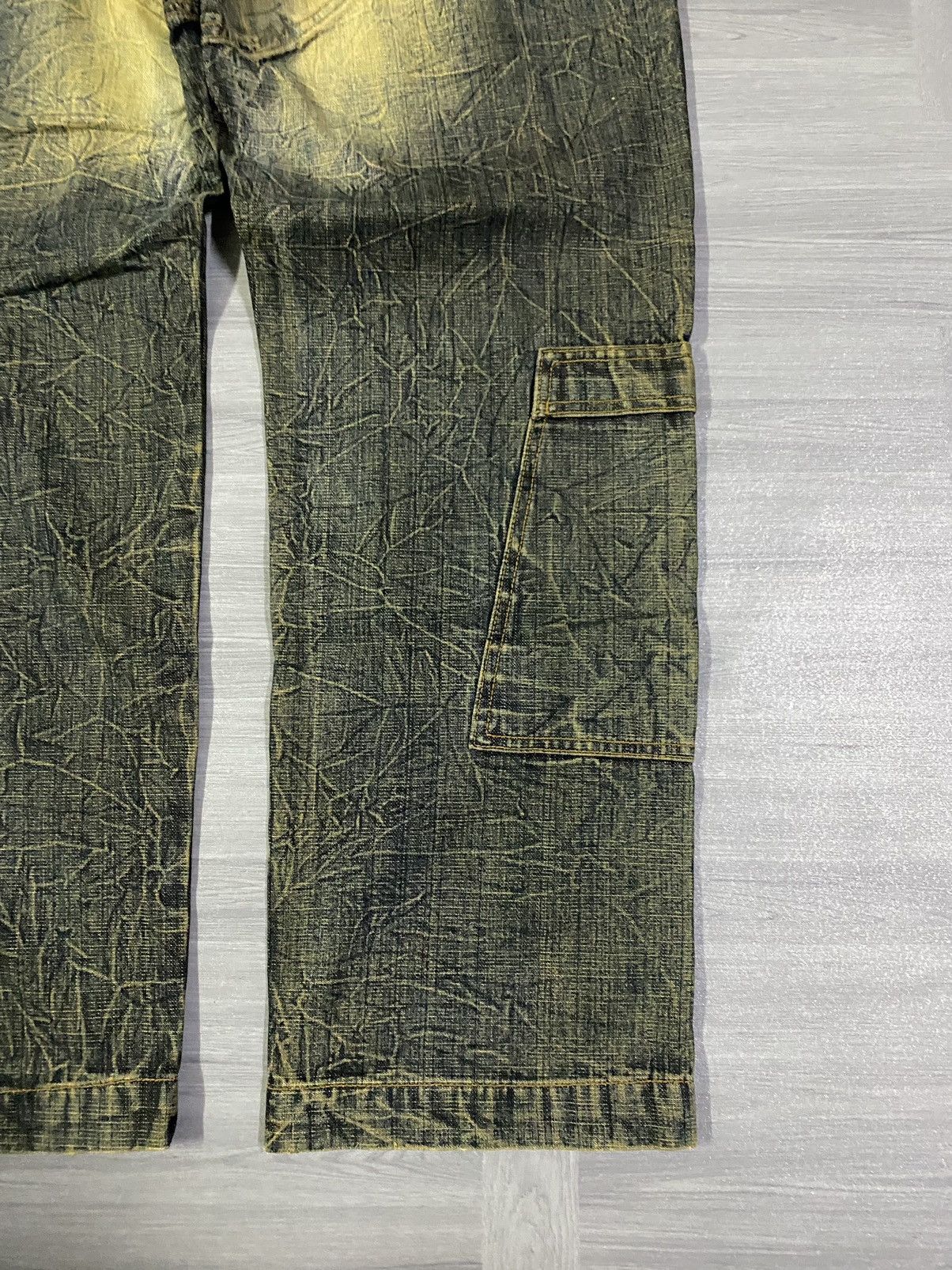 Woolrich Woolen Mills Vintage 90’s WOOLRICH Mudmax Claw Mark Baggy Denim Size US 35 - 19 Thumbnail