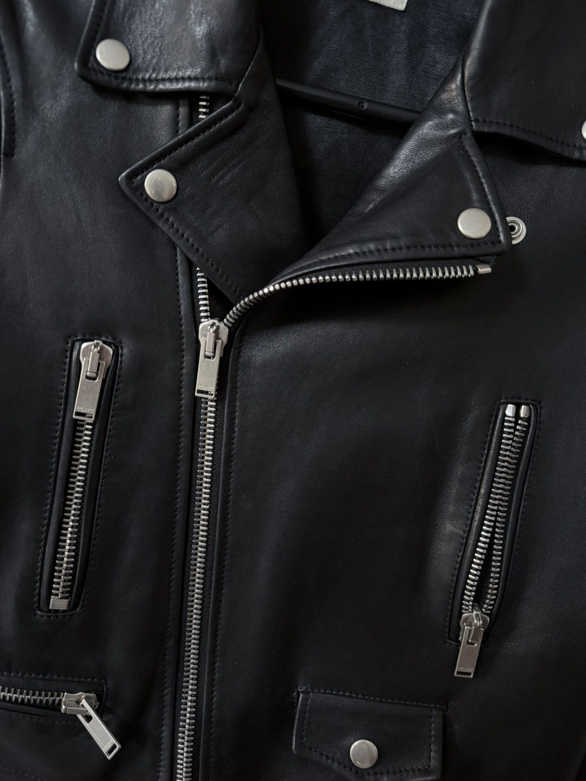Saint Laurent Paris Saint Laurent Paris YSL leather jacket Size US XS / EU 42 / 0 - 3 Thumbnail