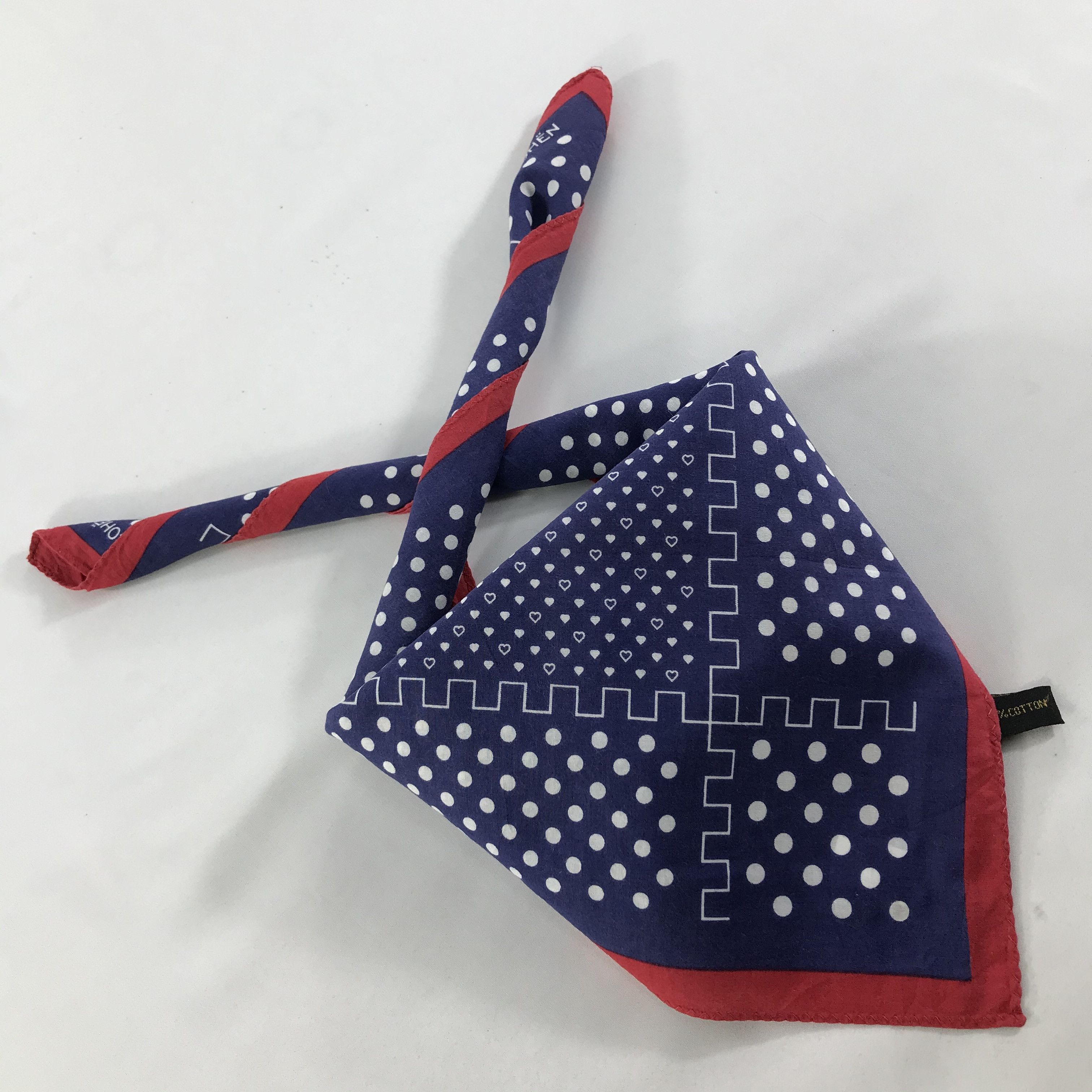 Jacob Cohen × Vintage Jacob Cohen Bandana / Handkerchief / Neckerchief - S1497 Size ONE SIZE - 4 Thumbnail