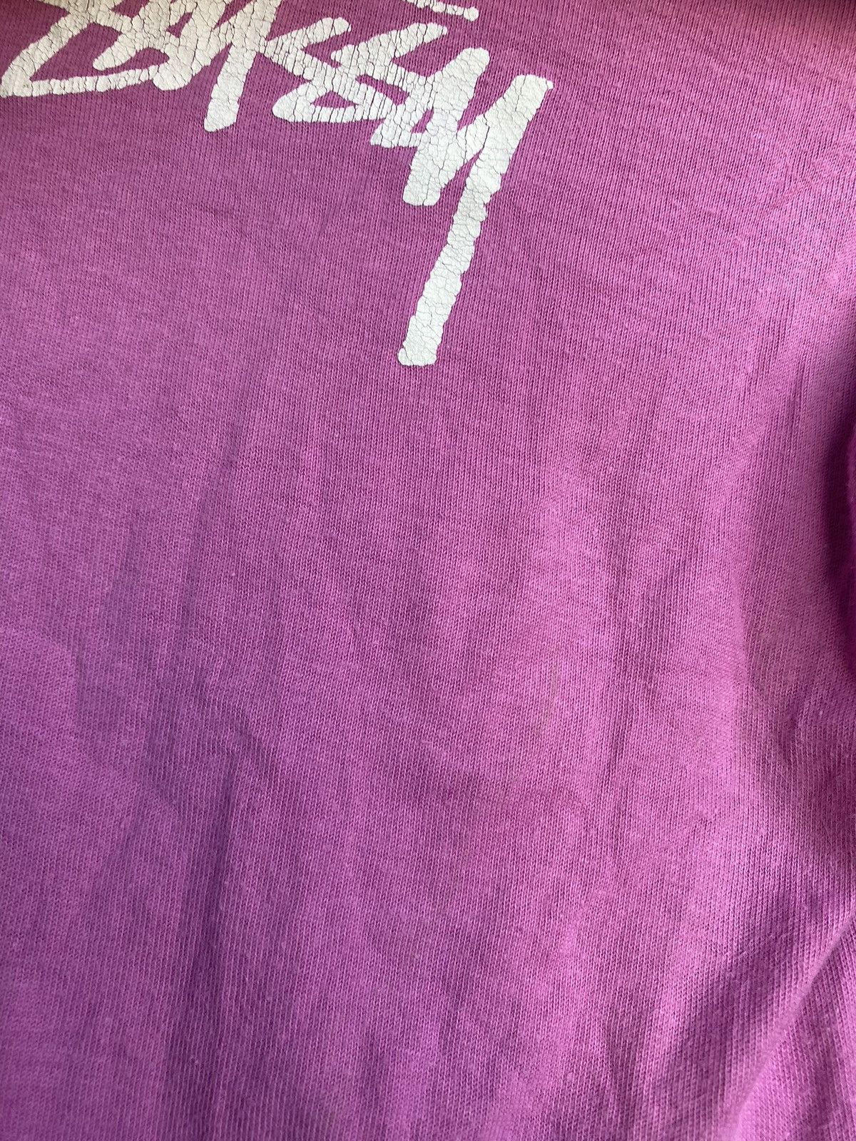 Stussy 🔥00s Stussy American Classics Pink Tee mens S Size US S / EU 44-46 / 1 - 15 Thumbnail