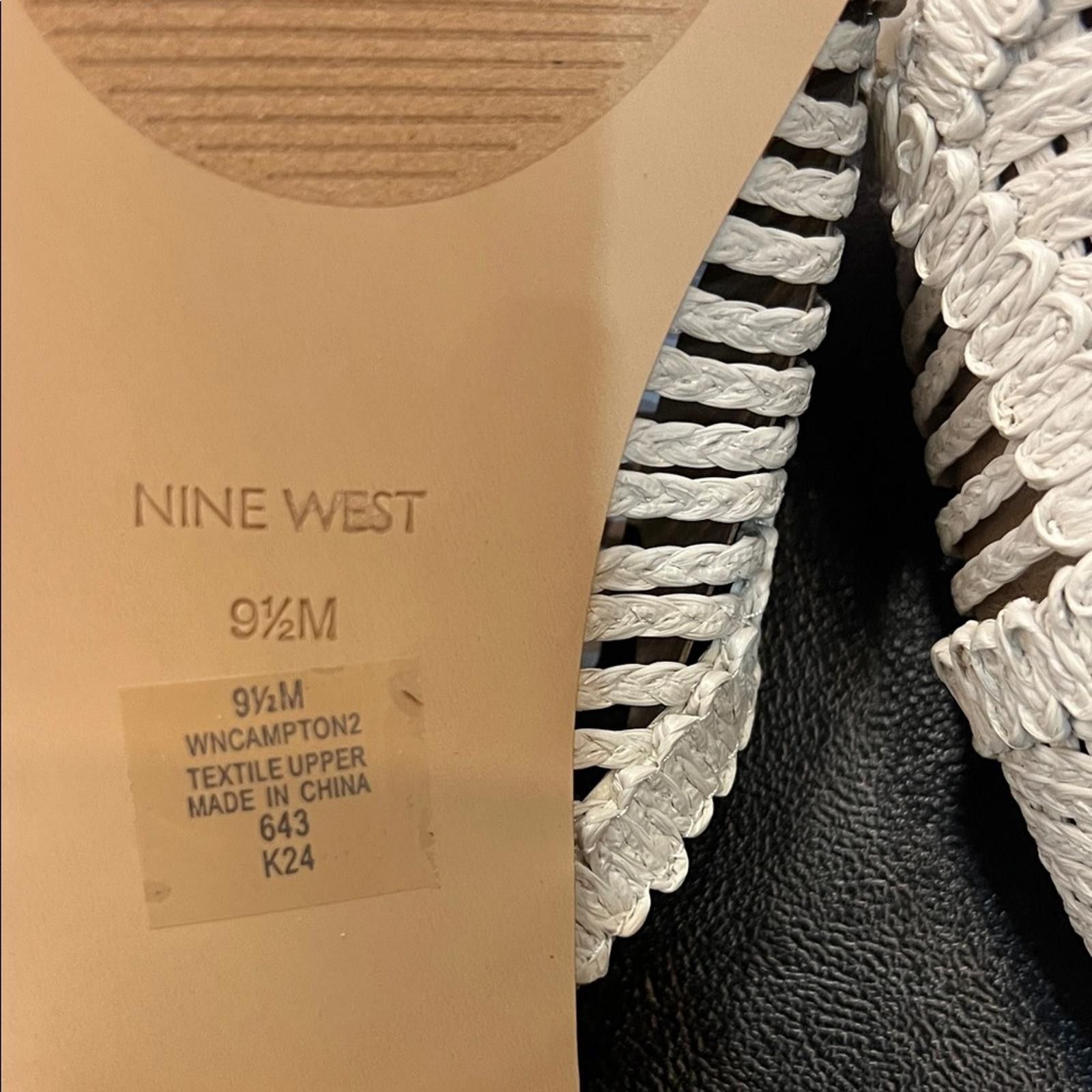 Nine West Nine West Cream Woven Men's Loafers Size US 9.5 / EU 42-43 - 6 Thumbnail