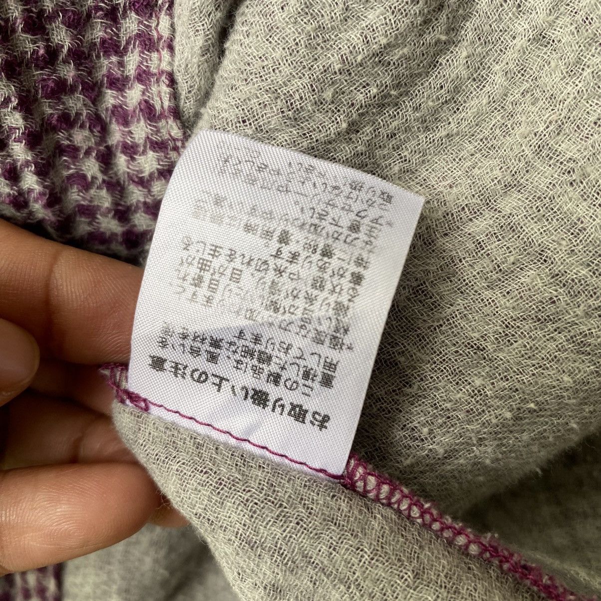 Issey Miyake Plantation Textured Check Shirt Size M / US 6-8 / IT 42-44 - 12 Thumbnail