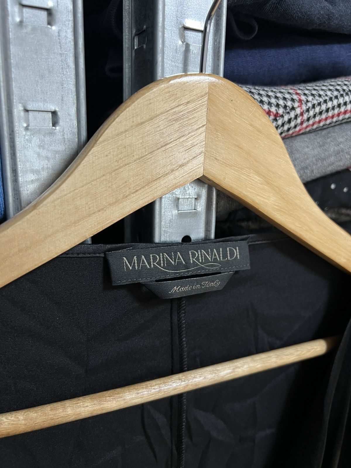 Marina Rinaldi Marina Rinaldi Black Draped Tunic Top Blouse Italy Elegant Size M / US 6-8 / IT 42-44 - 5 Thumbnail