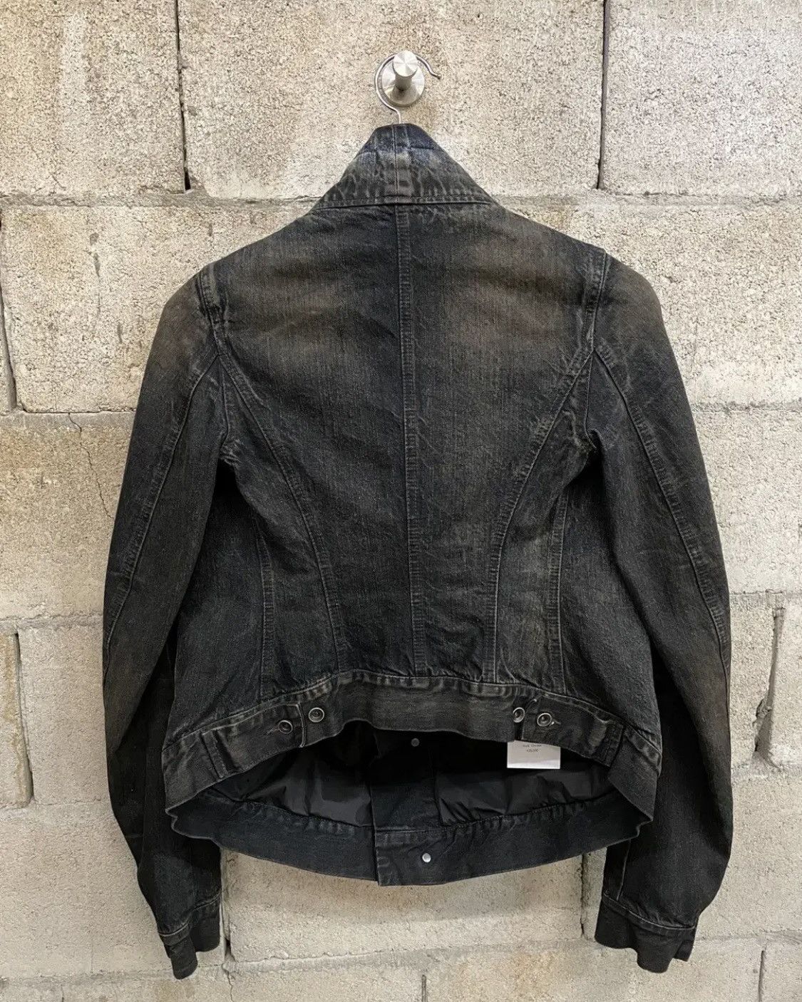 Rick Owens Drkshdw Rick Owens DRKSHDW High Neck Denim Jacket Size US XS / EU 42 / 0 - 2 Thumbnail