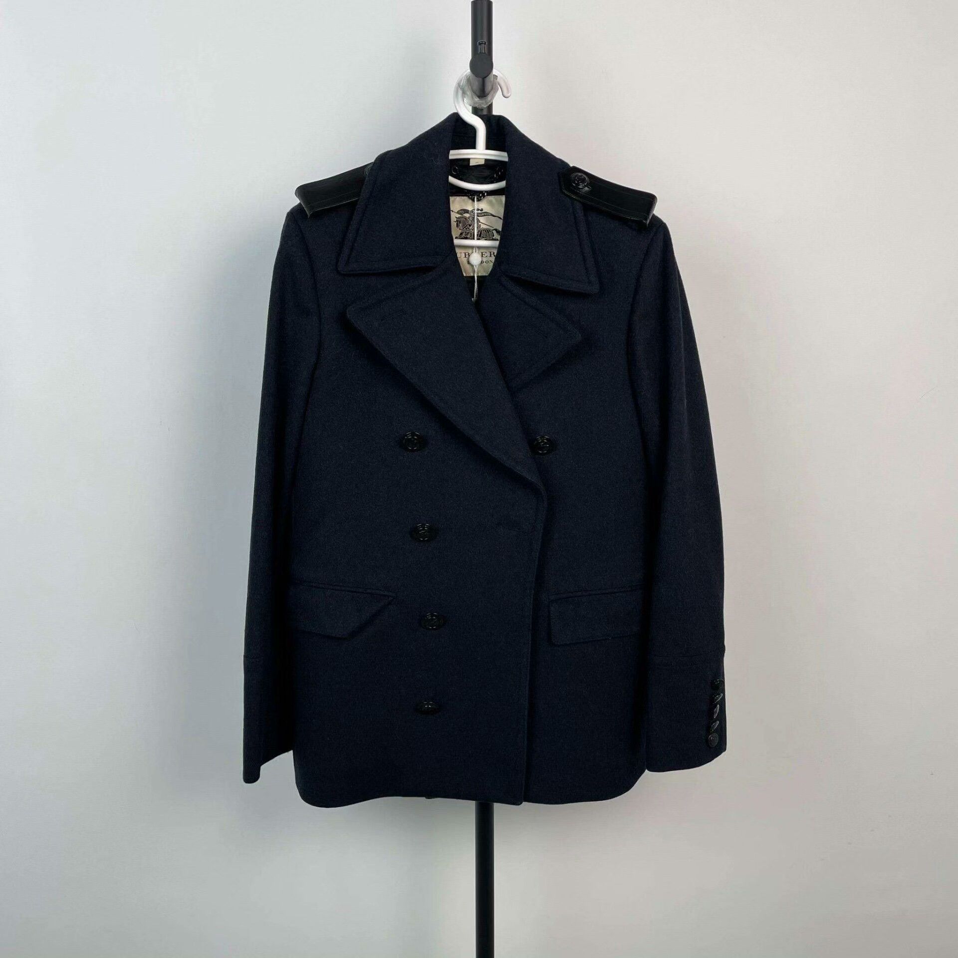 Burberry Burberry Wool Coat 48 Italy Size US M / EU 48-50 / 2 - 1 Thumbnail