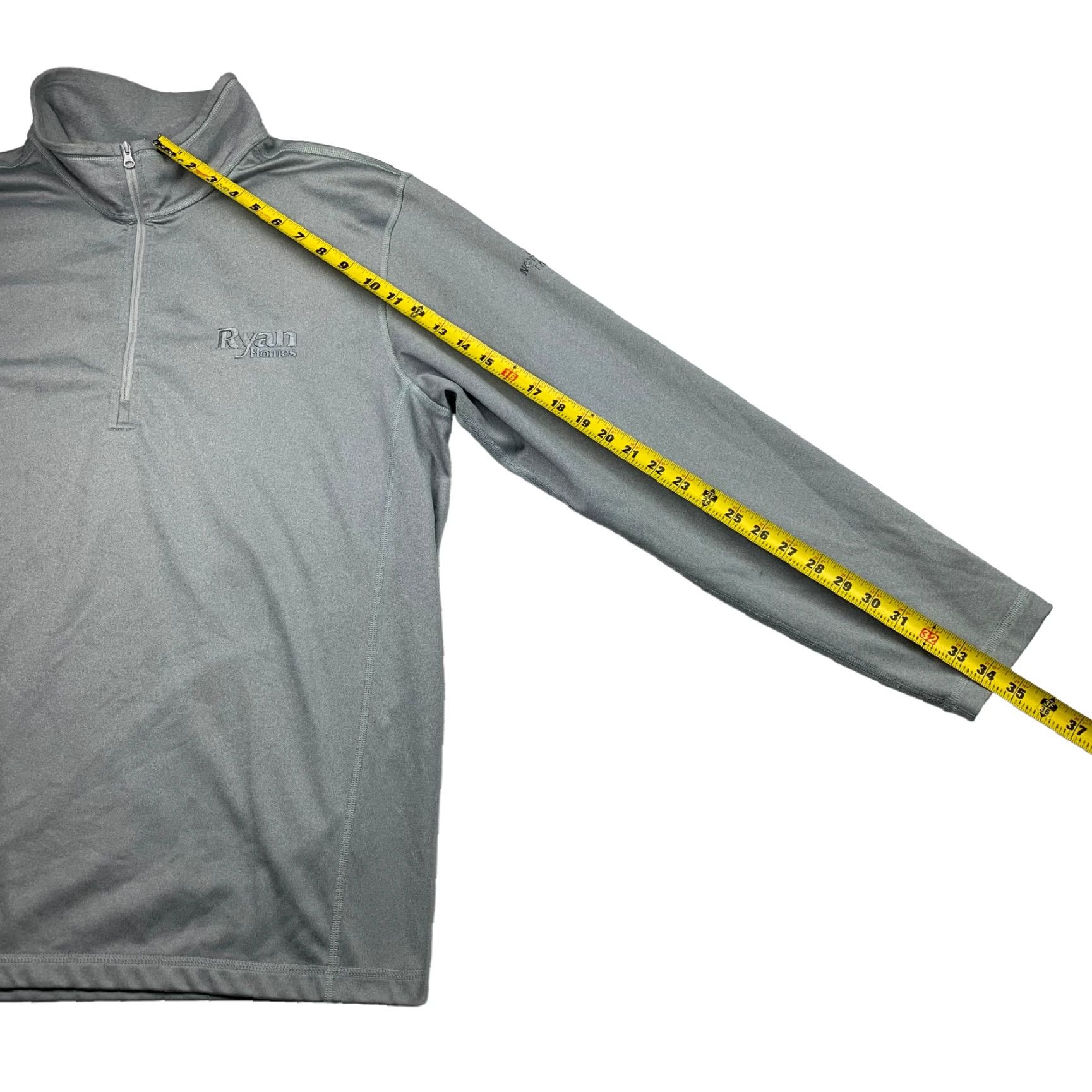 The North Face The North Face Performance 1/4 Zip Pullover Jacket Men XL Gray Size US XL / EU 56 / 4 - 7 Thumbnail
