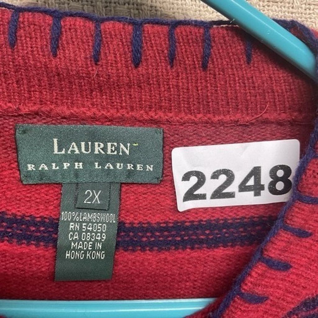 Ralph Lauren Lauren Ralph Lauren Lamb’sWool Sweater Women Plus Size 2X Size XXL / US 16-18 / IT 52-54 - 2 Thumbnail
