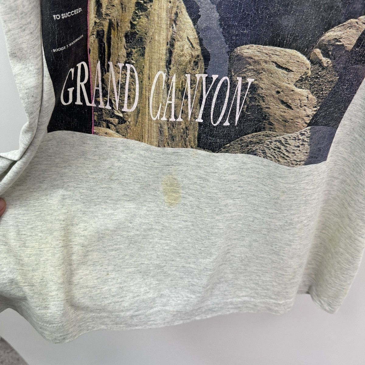 Fruit Of The Loom Vintage 90s Grand Canyon Washington FOTL tee y2k single Size US L / EU 52-54 / 3 - 8 Thumbnail