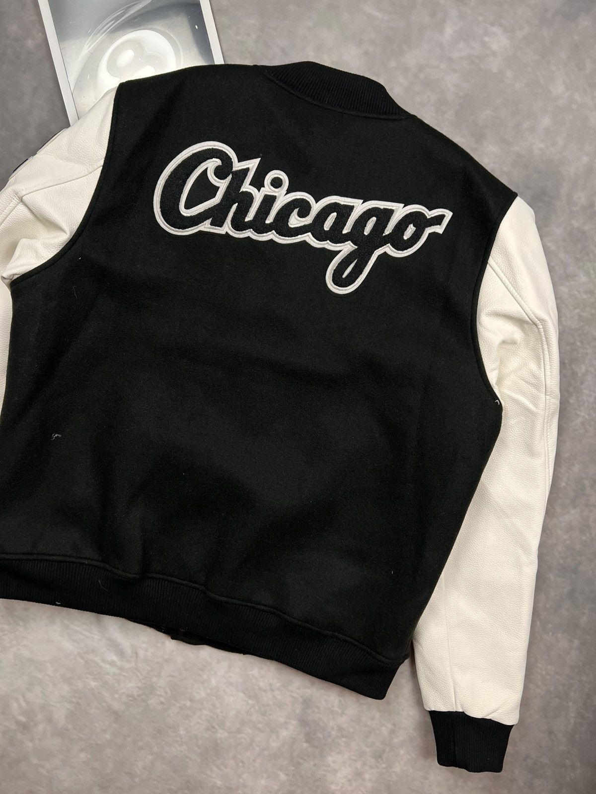 Pro Standard NWT Pro Standard Chicago White Sox Varsity Jacket Black 2XL Size US XXL / EU 58 / 5 - 4 Thumbnail