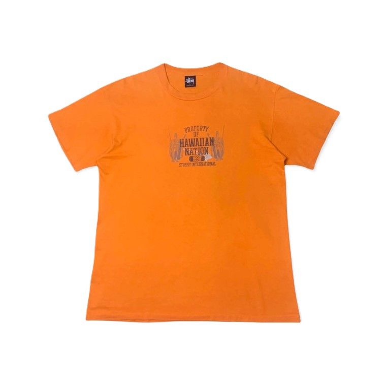 Stussy Vintage 90s Stussy Hawaiian Nation 1898 USA Single Stitch L Size US L / EU 52-54 / 3 - 1 Thumbnail