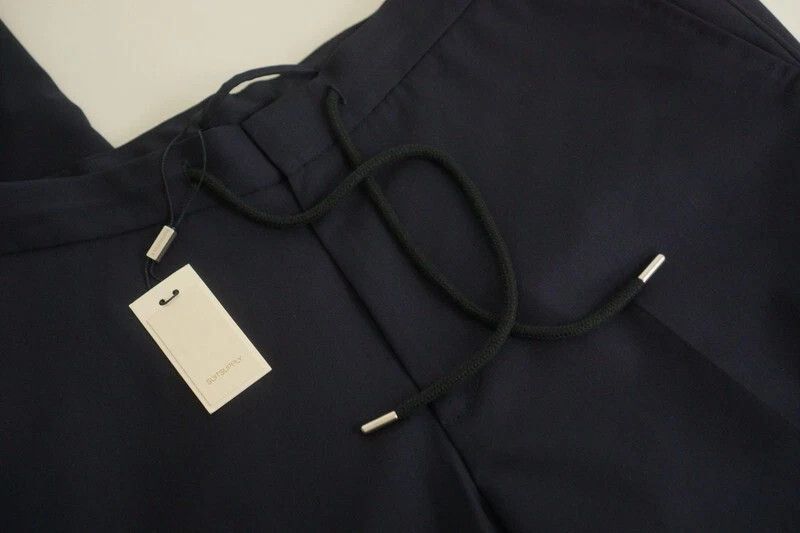 Suitsupply Men Suitsupply Trousers Navy Blue Brescia Wool US36S JNJ116 Size 36S - 4 Thumbnail