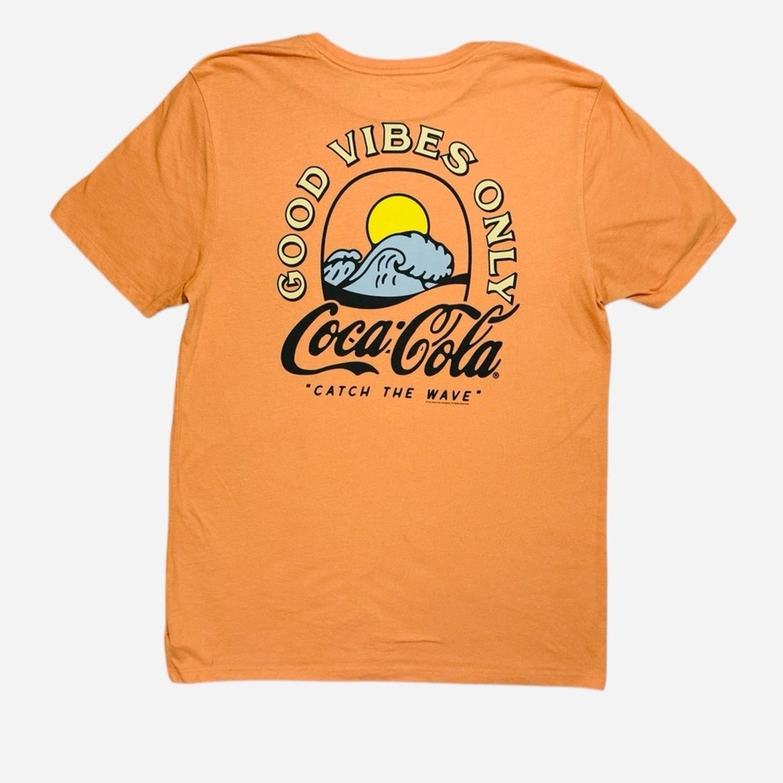 Old Navy Old Navy Coca Cola Orange Graphic T-Shirt Size US M / EU 48-50 / 2 - 2 Thumbnail