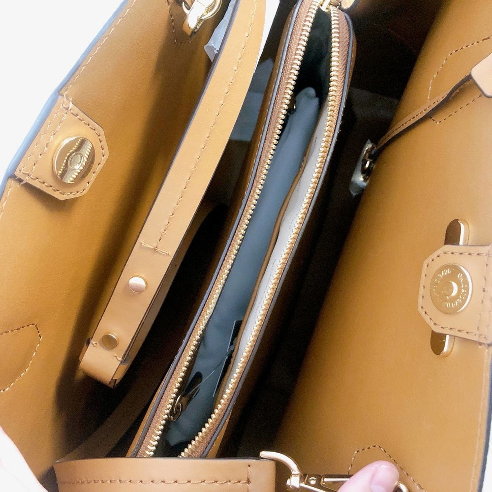 Michael Kors MICHAEL KORS 30H7GZ5T7A Mercer Gallery Large Leather Satchel Size ONE SIZE - 7 Thumbnail