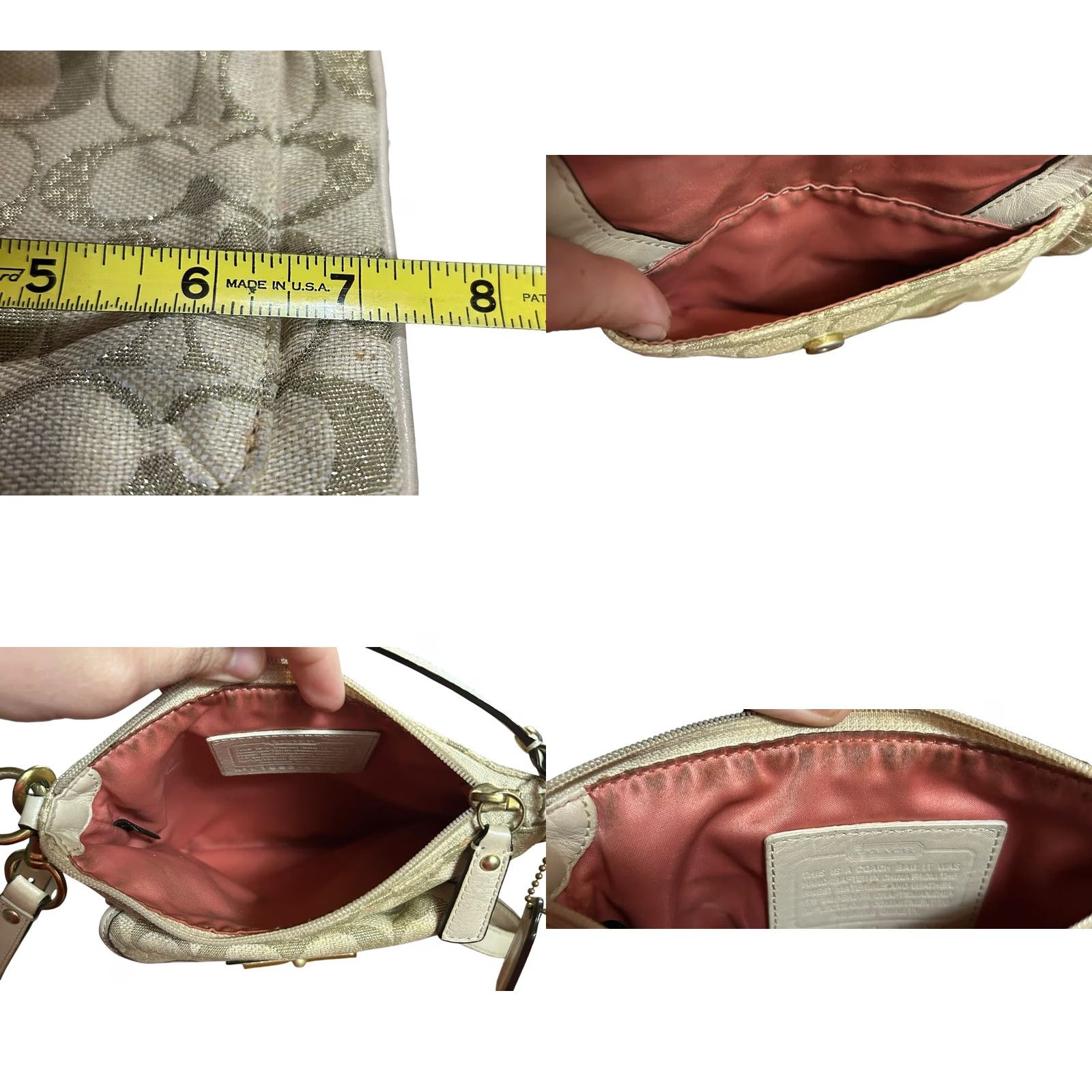 Coach VINTAGE COACH KRISTIN SIGNATURE SWINGPACK CROSSBODY HANDBAG PURSE Size ONE SIZE - 8 Thumbnail