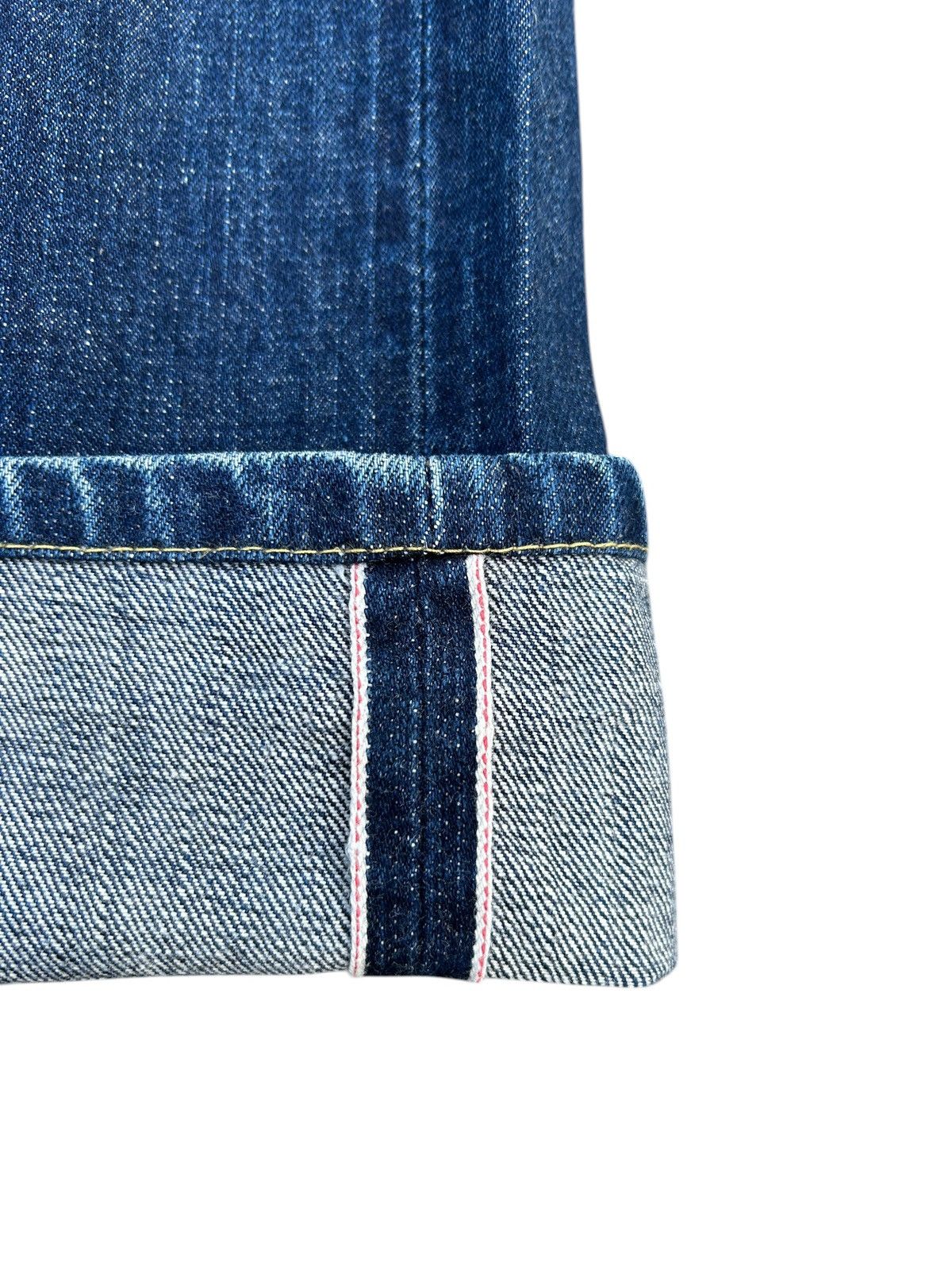 Kapital Vintage Levis Big E Selvedge Distressed Denim Jeans Size US 31 - 3 Thumbnail