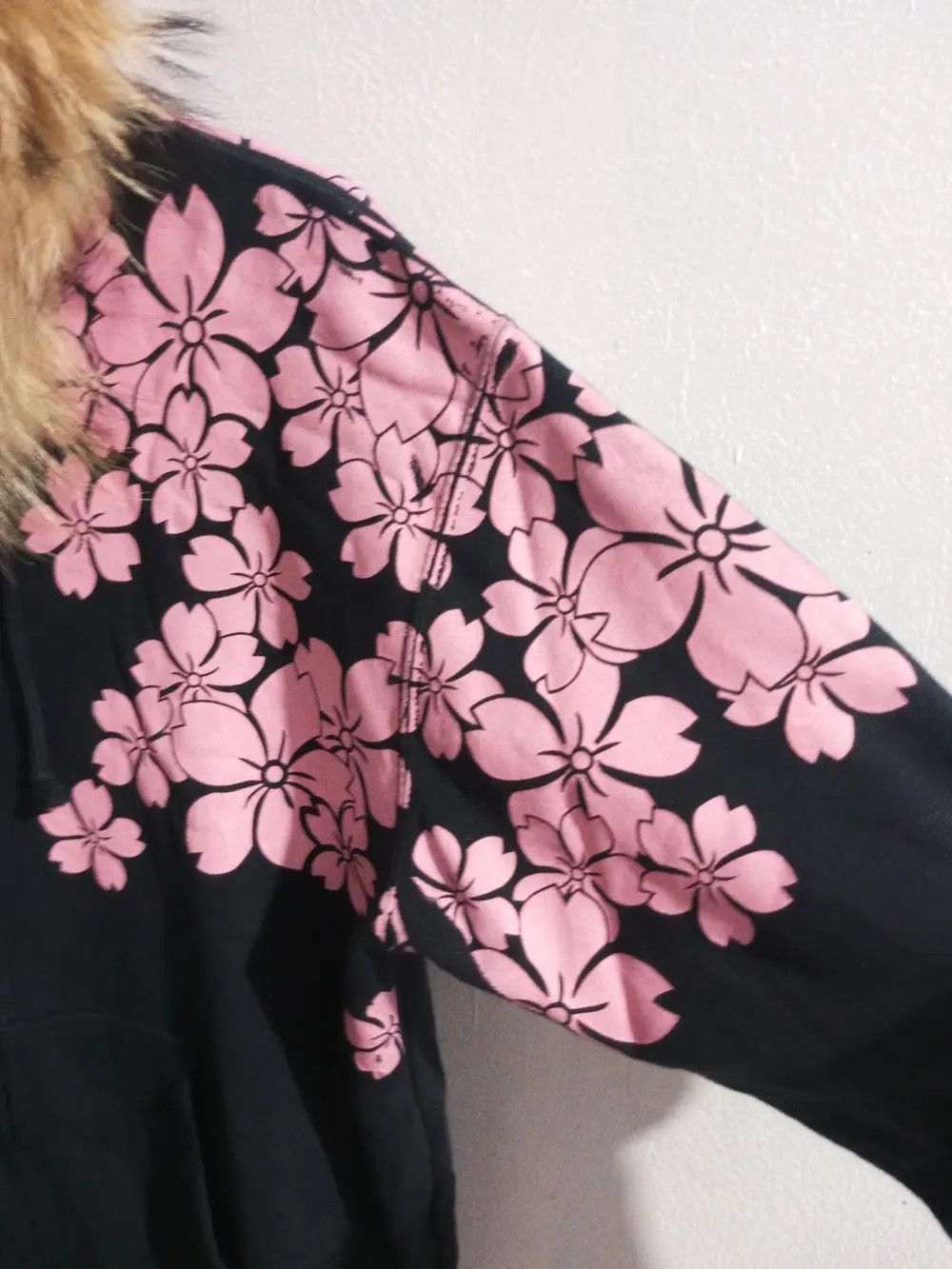 Vintage Vintage japan sakura tattos fur hoodies Size US L / EU 52-54 / 3 - 2 Thumbnail