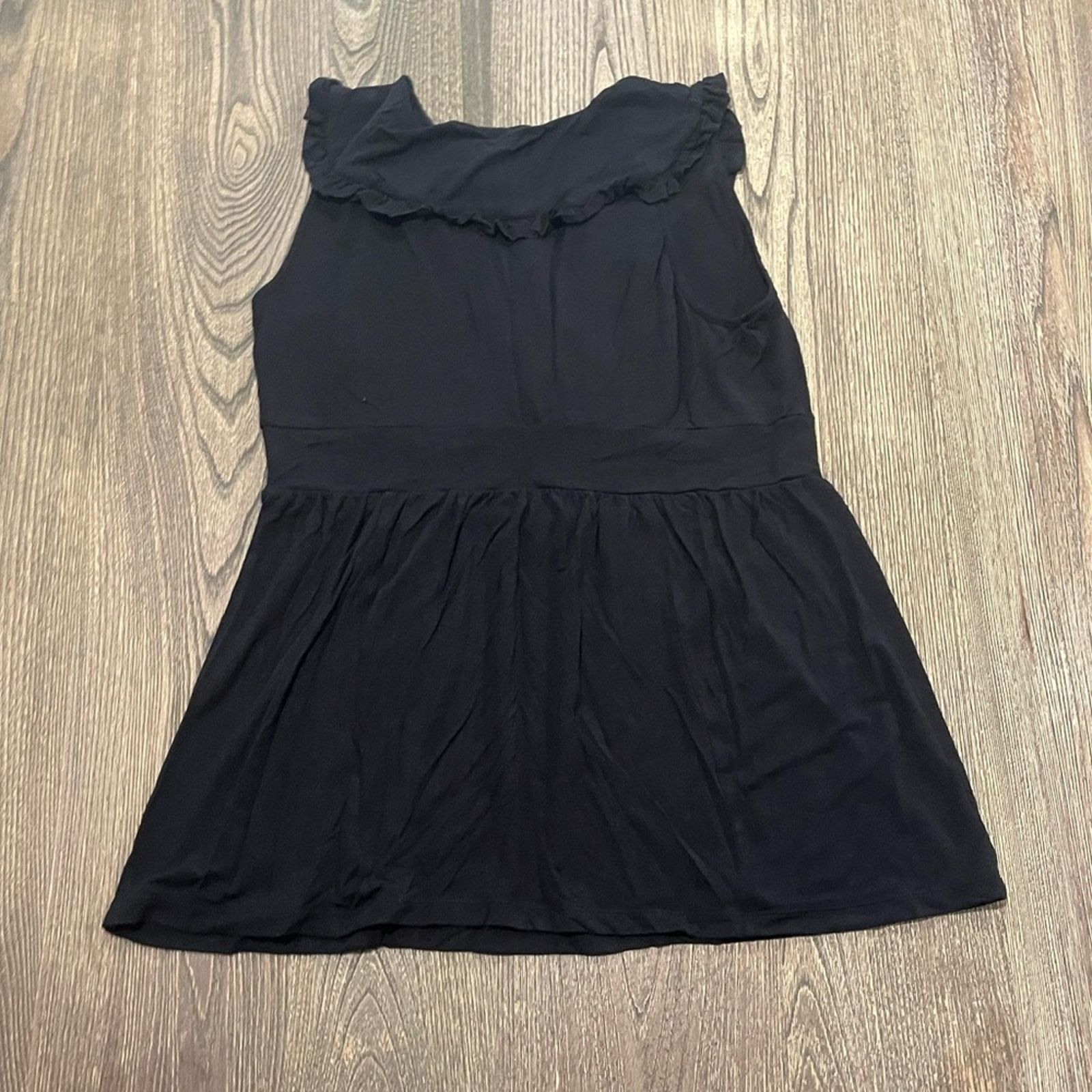 Anthropologie Anthropologie Deletta Top Sleeveless V-Neck Ruffled Size M Size M / US 6-8 / IT 42-44 - 3 Thumbnail