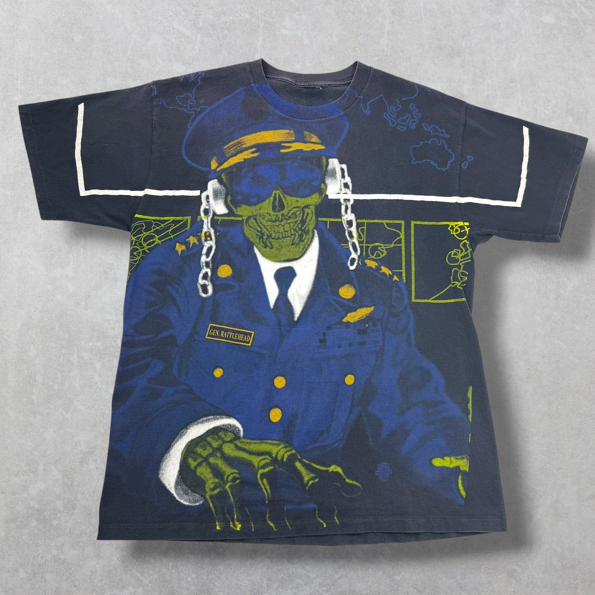 Megadeth Vintage 90's Megadeth General Rattlehead Tee XL Size US XL / EU 56 / 4 - 1 Thumbnail
