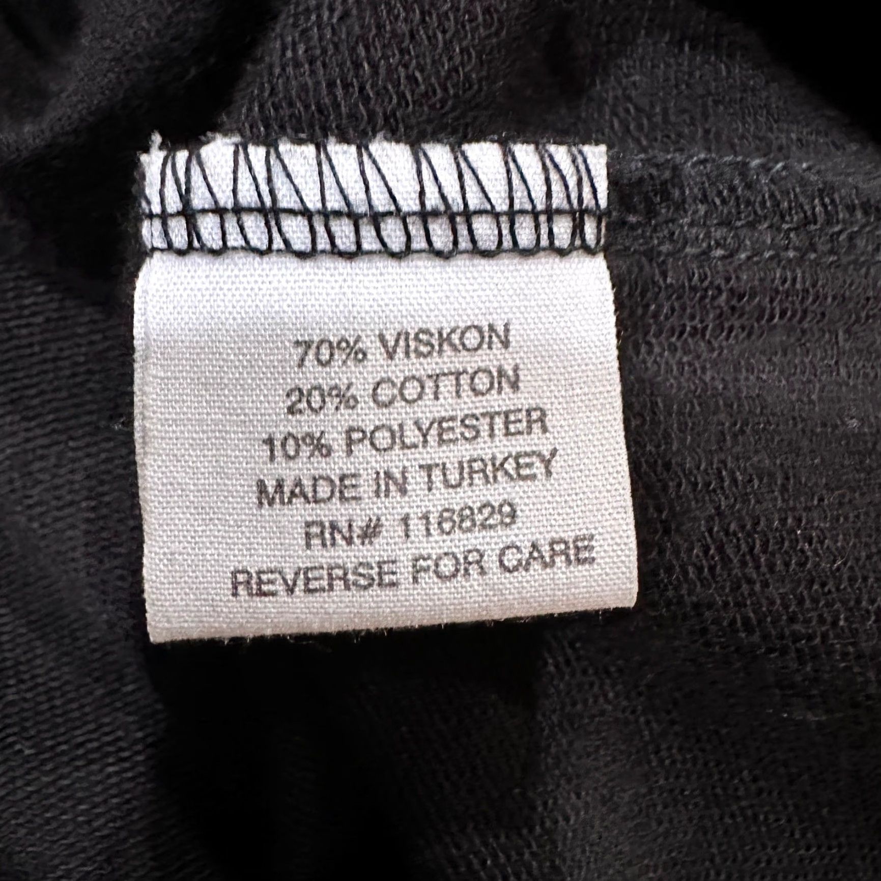 Vintage A to Z Black Cowl Neck Dress Womens Size S Short Sleeve A-Line Pullover Casual Business Size S / US 4 / IT 40 - 6 Thumbnail