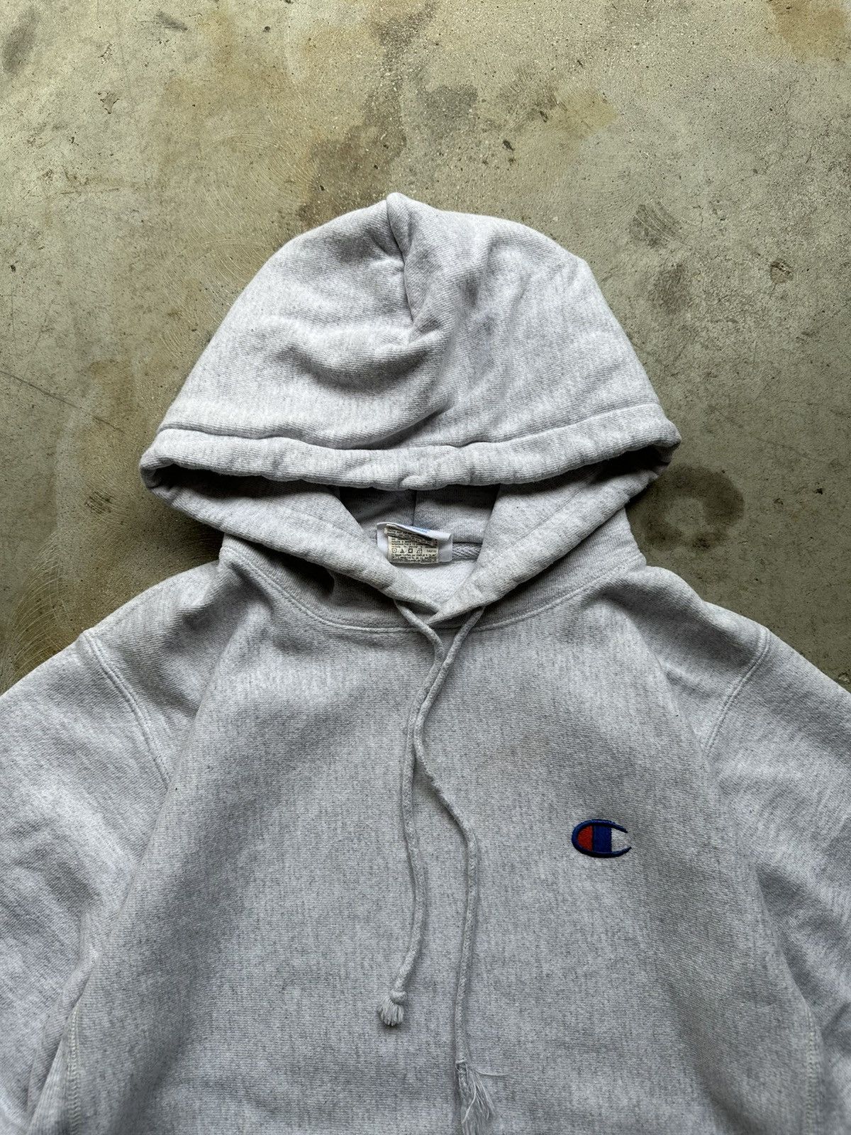Champion Vintage Y2K Grey Champion reverse weave hoodie Size US S / EU 44-46 / 1 - 3 Thumbnail
