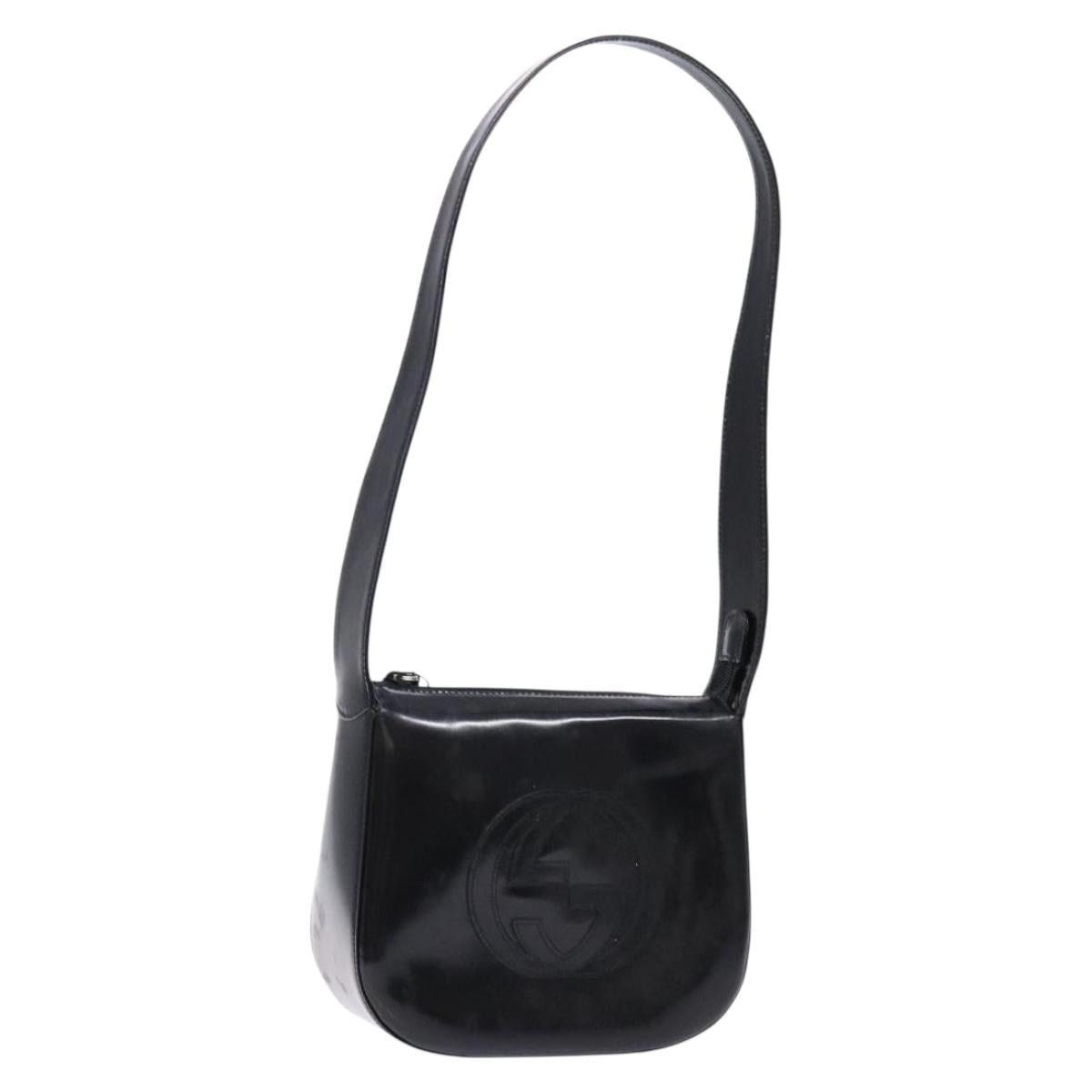 Gucci GUCCI Shoulder Bag Patent Leather Black Silver 007 2046 007 Size ONE SIZE - 1 Thumbnail