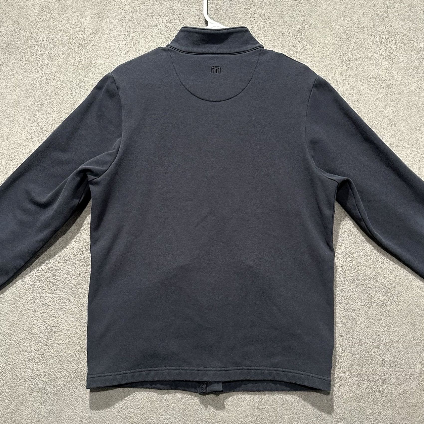 TravisMathew Travis Mathew Sweatshirt Mens Small Blue Full Zip Mock Neck Koozie 2.0 Jacket Size US S / EU 44-46 / 1 - 2 Thumbnail