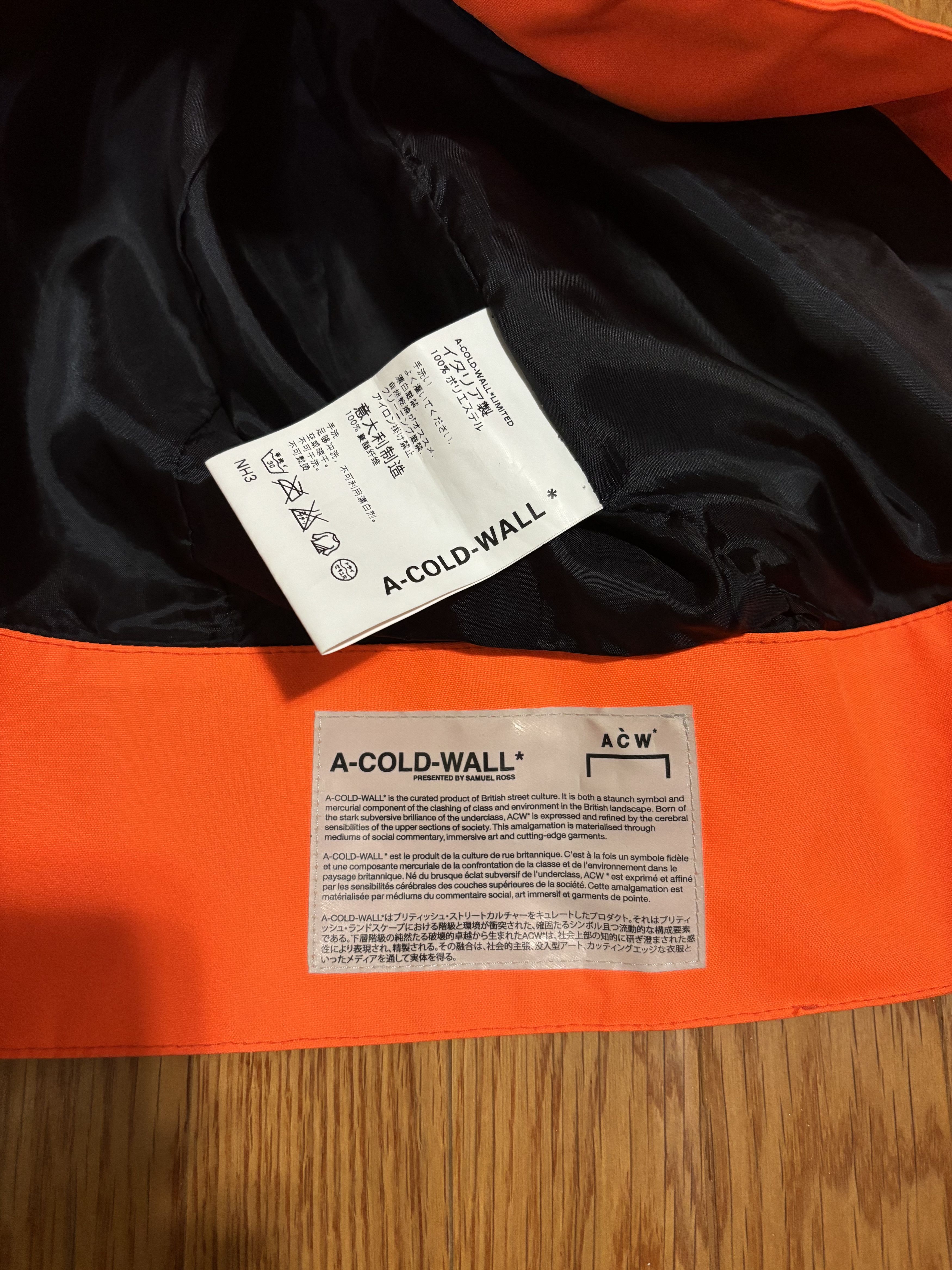 A-COLD-WALL* ORANGE HOOD Size ONE SIZE - 3 Thumbnail