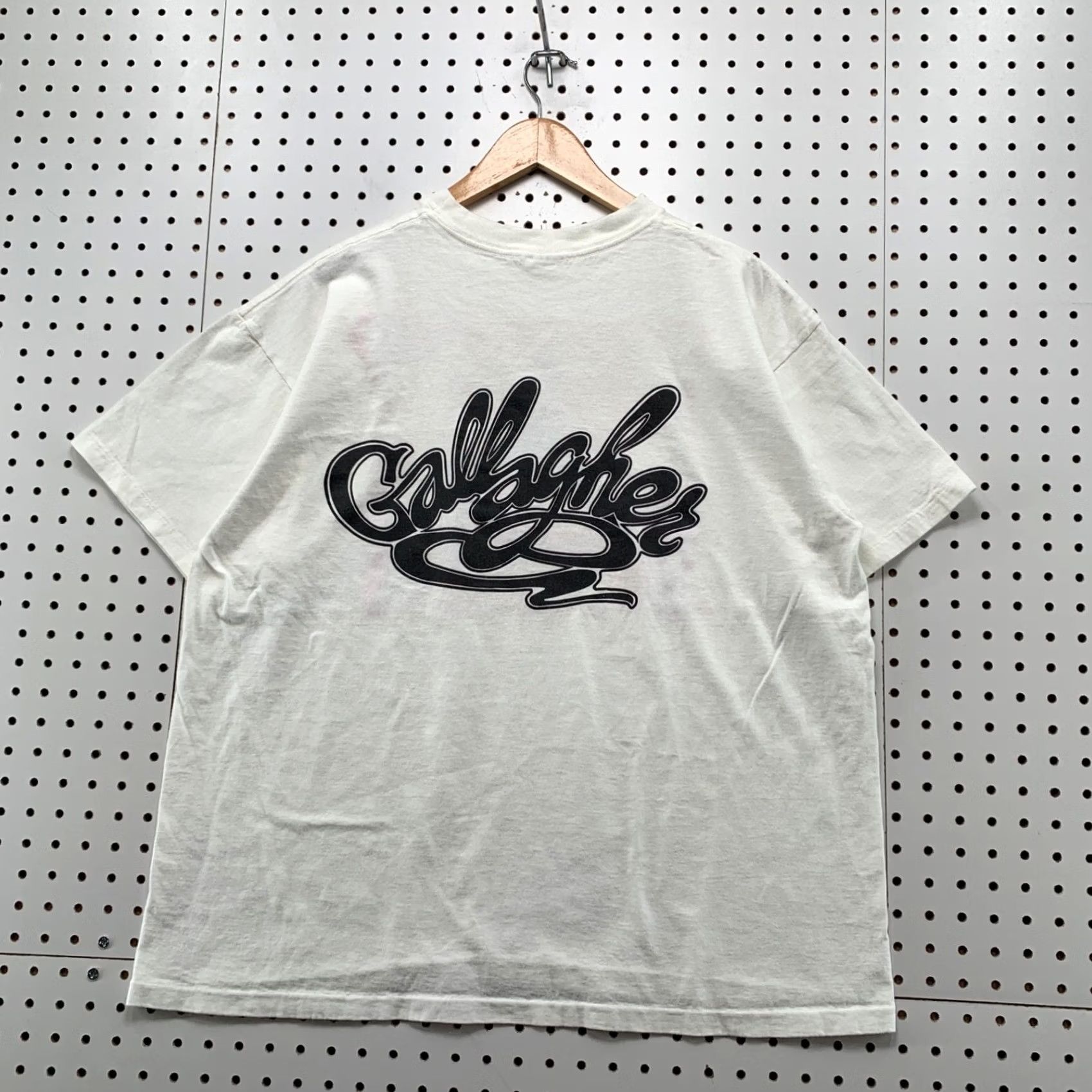 Vintage VINTAGE Gallagher Shirt Men XL White Comedy Myth Mallet USA RARE Single Stitch Shirt Size US XL / EU 56 / 4 - 2 Thumbnail