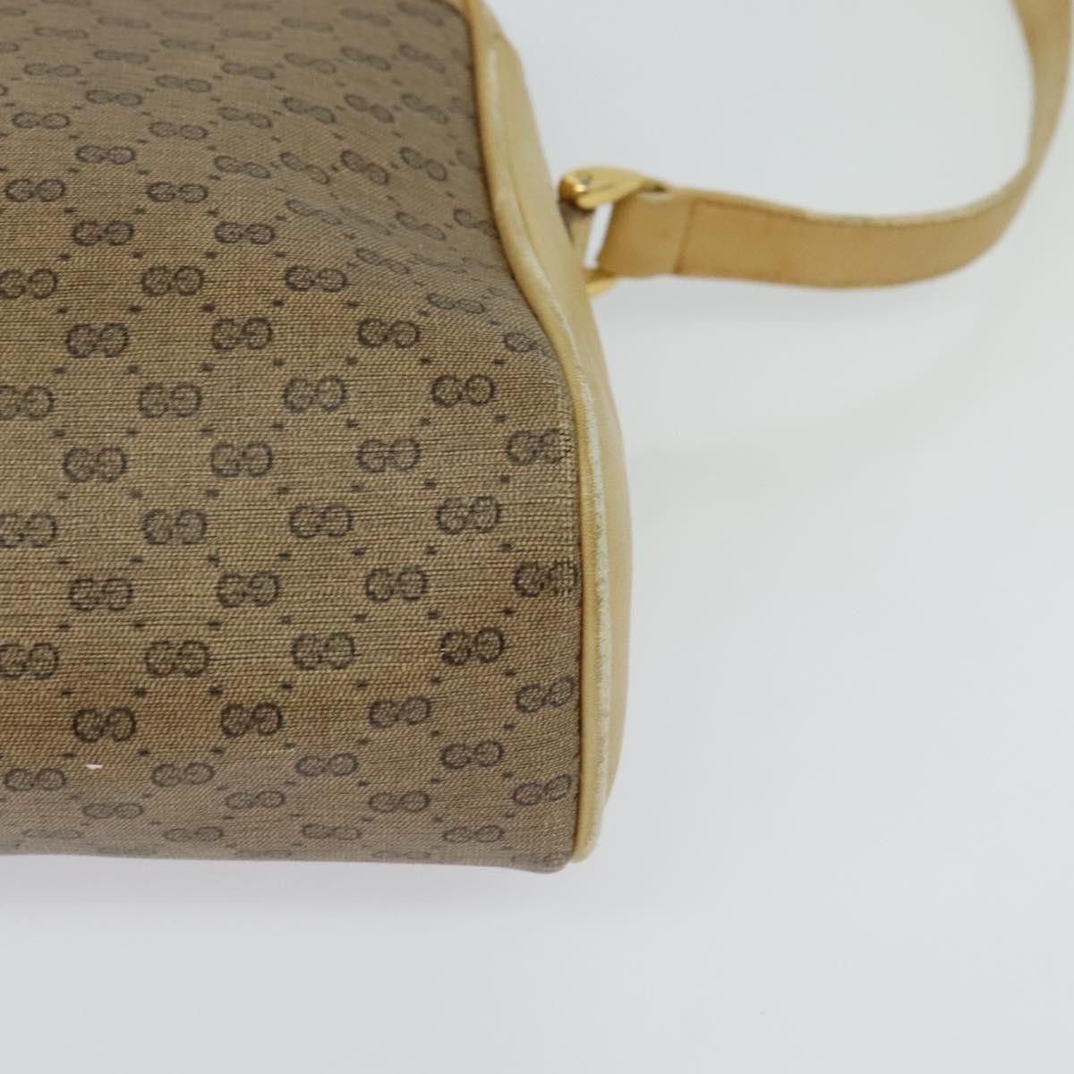 Gucci GUCCI Micro GG Supreme Shoulder Bag Pvc Beige Gold Size ONE SIZE - 11 Thumbnail