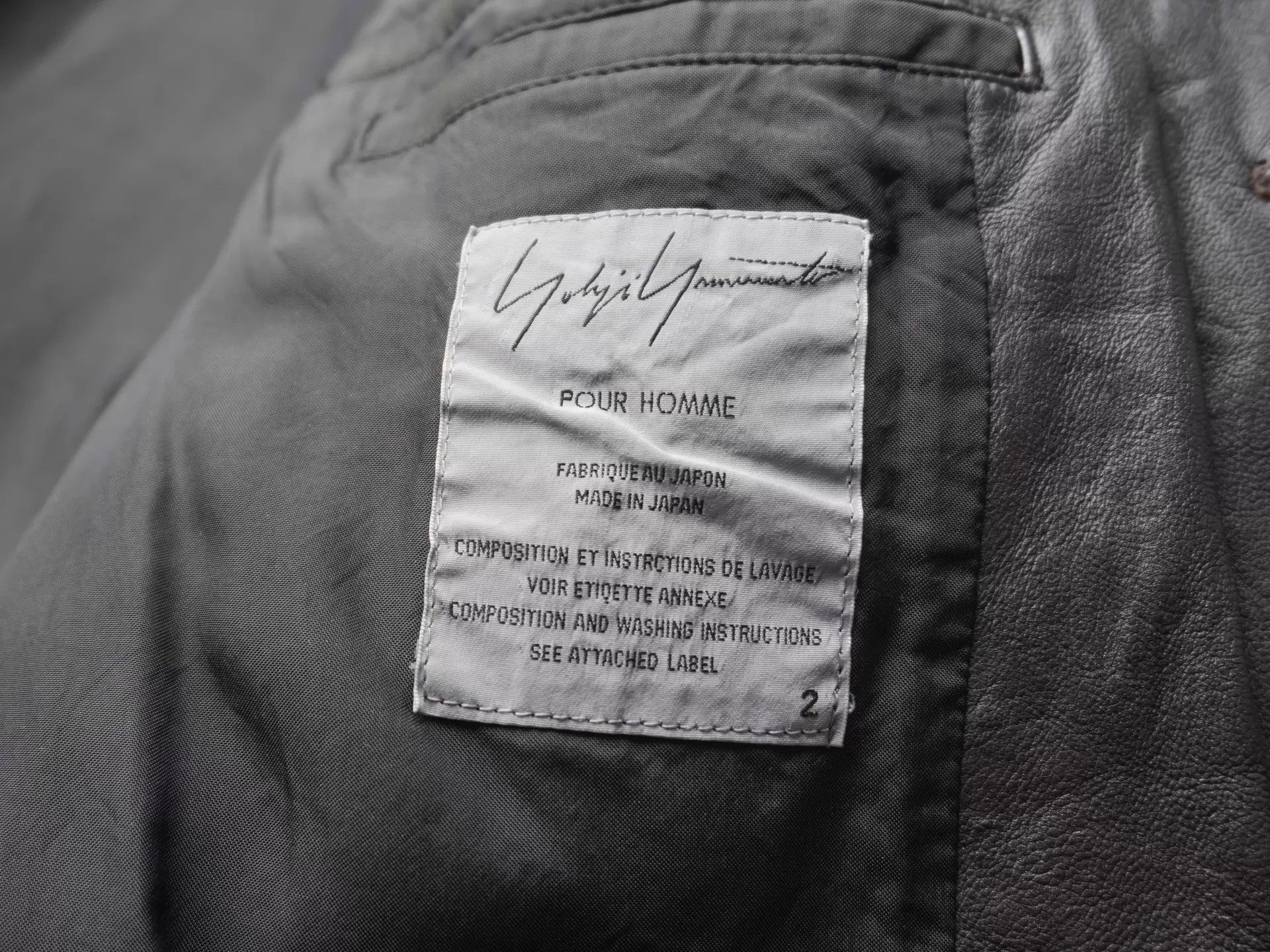 Yohji Yamamoto Yohji Yamamoto 2006AW Leather Jacket 2 Size US M / EU 48-50 / 2 - 8 Thumbnail