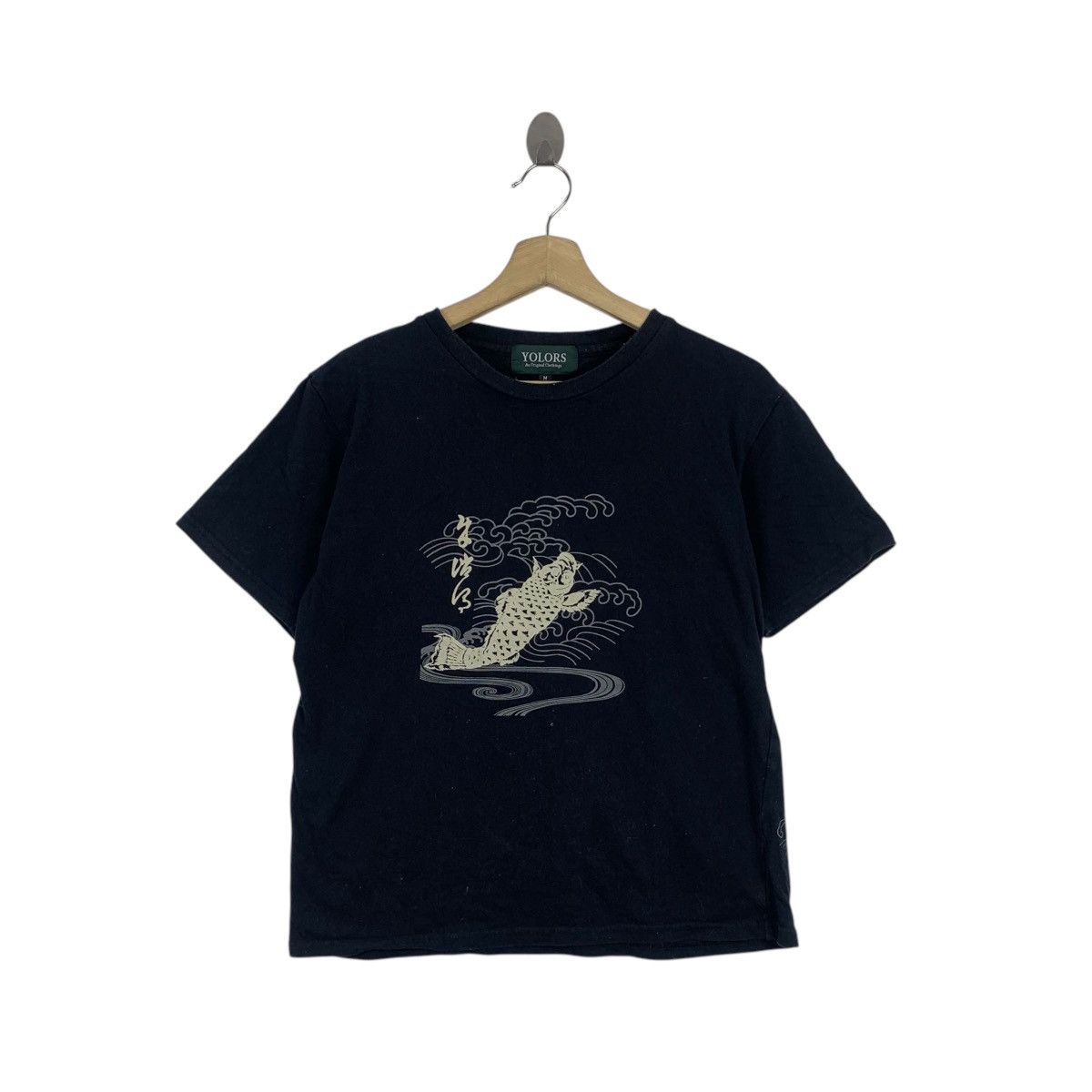 Vintage Vintage JAPAN TRADITIONAL YOLORS Koi Sukajan Tee Shirt Top Size M / US 6-8 / IT 42-44 - 1 Thumbnail