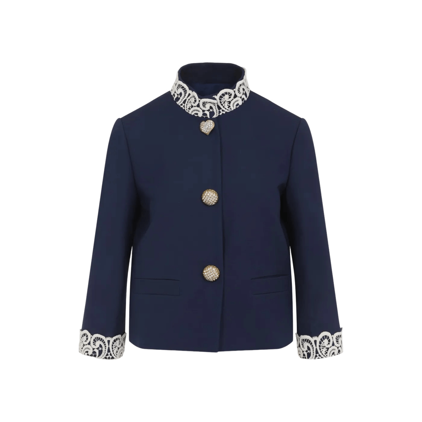 Valentino VALENTINO Blue Wool/Silk Jacket New & Authentic Size M / US 6-8 / IT 42-44 - 1 Thumbnail