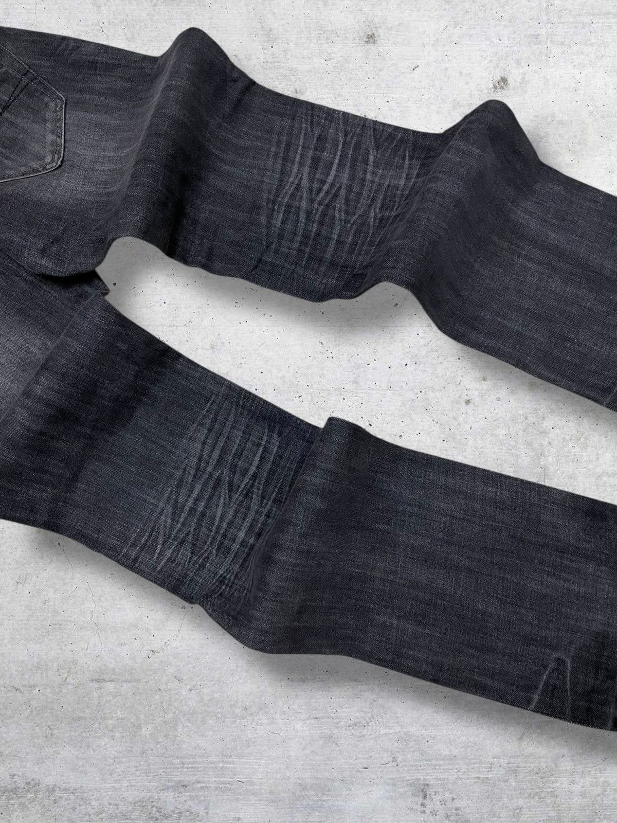 semanticdesign VINTAGE RATTLE TRAP OG JAPAN DESIGNER RIPPED ROCKSTAR DENIM Size US 29 - 17 Thumbnail