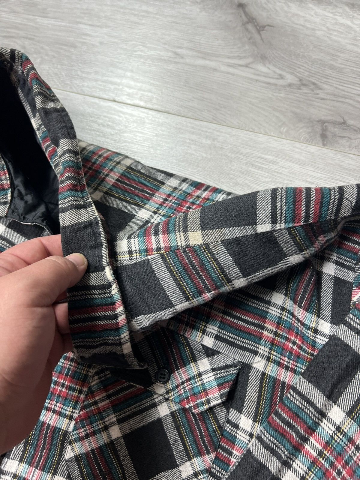Dickies Vintage Dickies Checked Paded Over Shirt 3/4 Sleeve Jacket Size US XXL / EU 58 / 5 - 7 Thumbnail