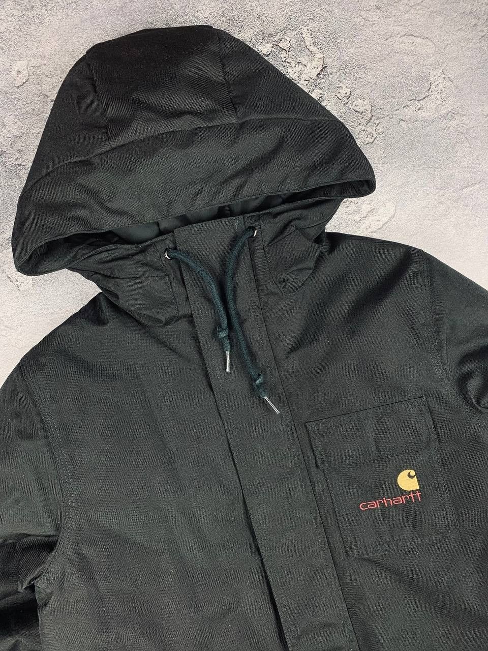 Carhartt Carhartt Unisex Black Hooded Parka Jacket Size XS Nylon Size US XS / EU 42 / 0 - 4 Thumbnail