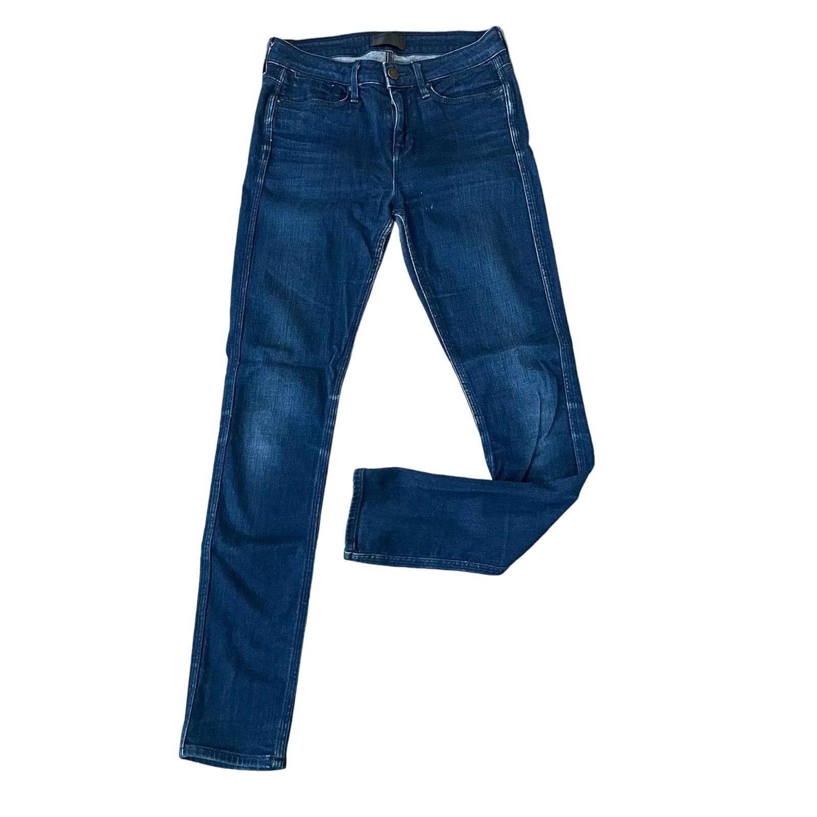 Vince Vince High Rise Skinny Dark Optic Blue Sz 27 Women's Jeans Size 27" / US 4 / IT 40 - 1 Thumbnail