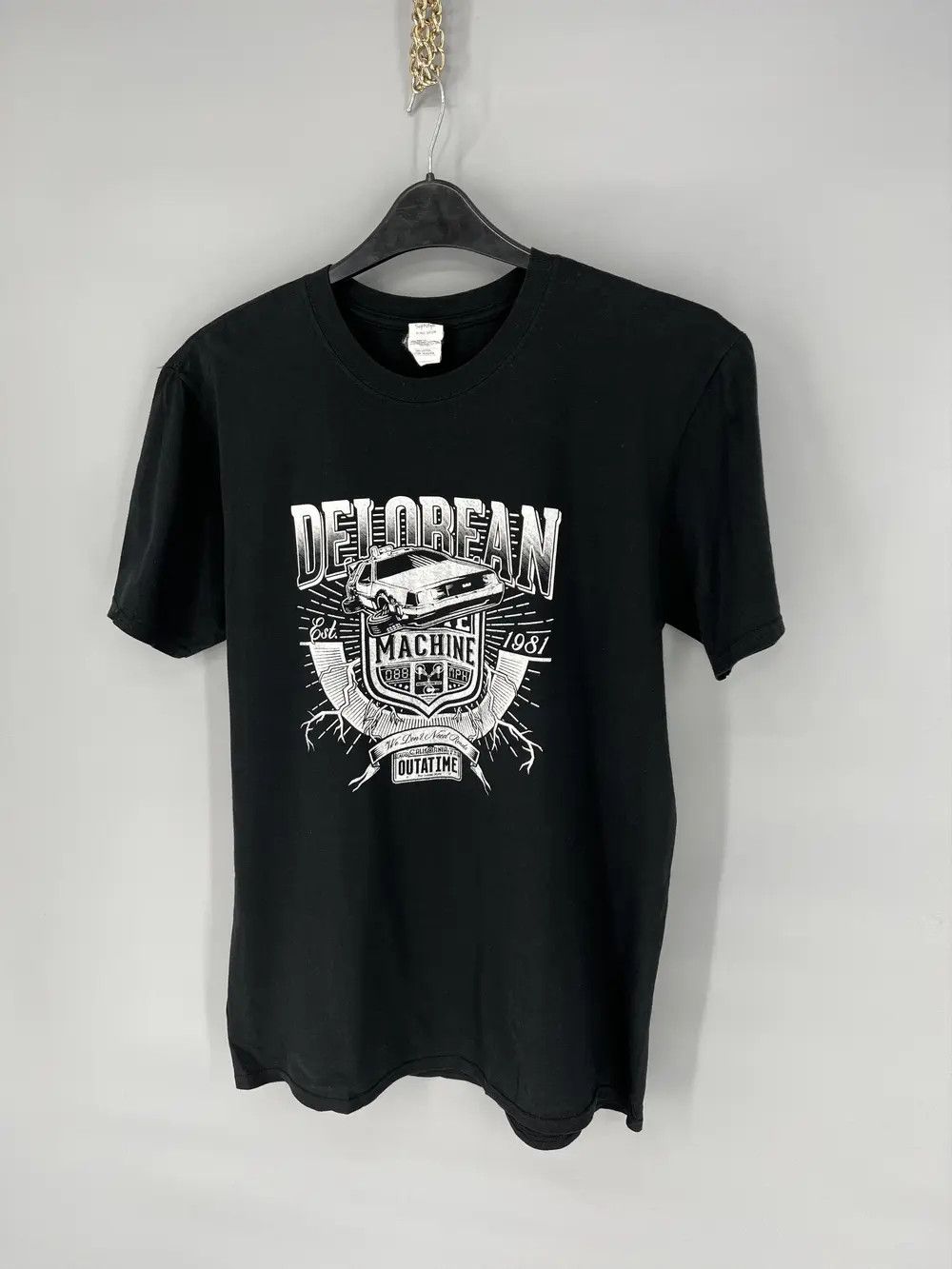 Band Tees Reprint Back To The Future DeLorean Car Movie Shirt Size US L / EU 52-54 / 3 - 3 Thumbnail