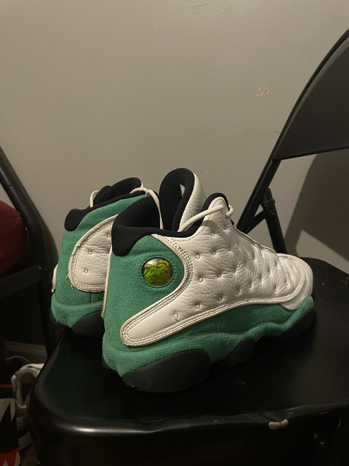 Jordan Brand Jordan 13 Lucky Green, Men’s Size 10.5(US) Barely Worn Size US 10.5 / EU 43-44 - 6 Thumbnail