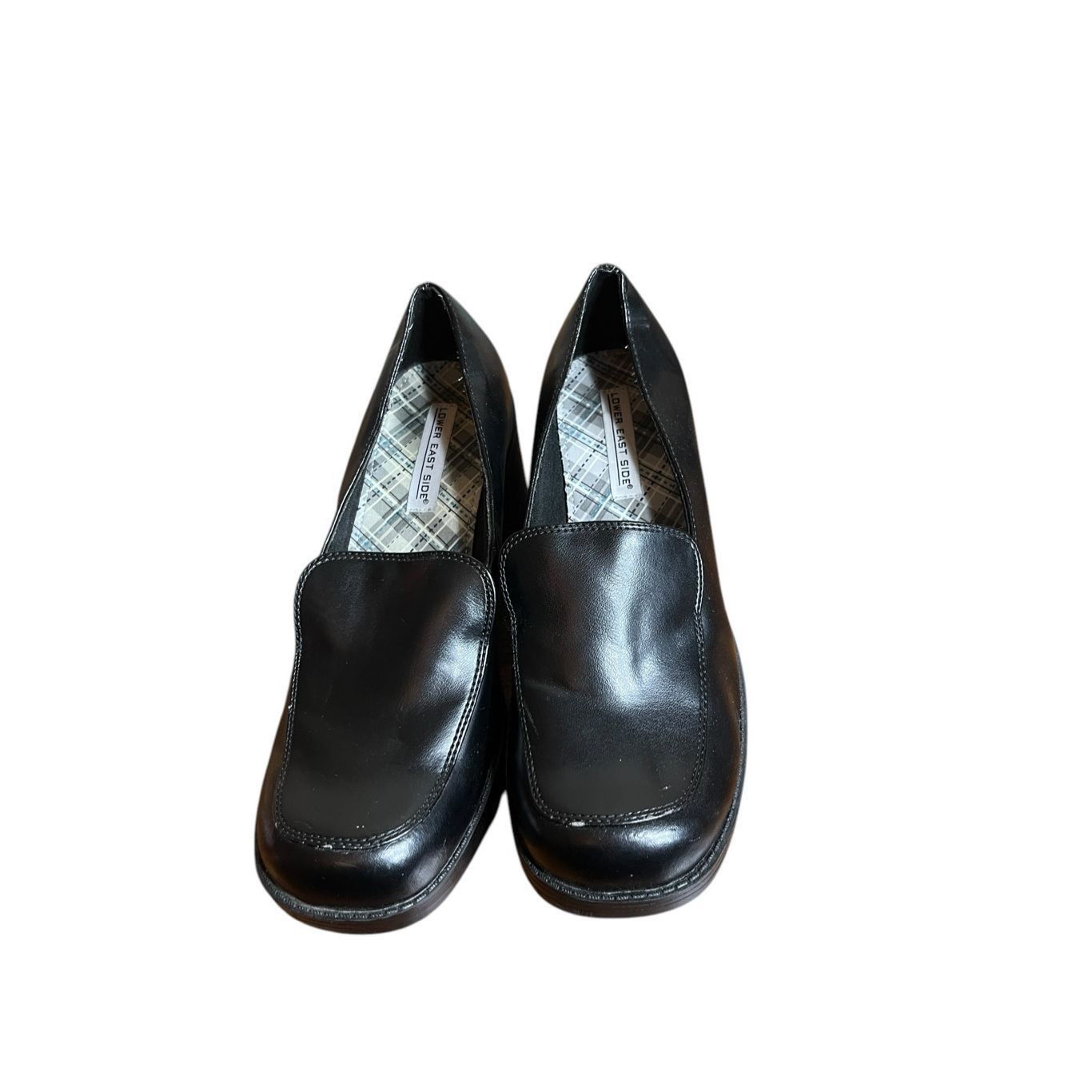 Other Vintage Lower East Side Y2K Platform Heels Black Slip On Loa Size US 9 / IT 39 - 2 Thumbnail
