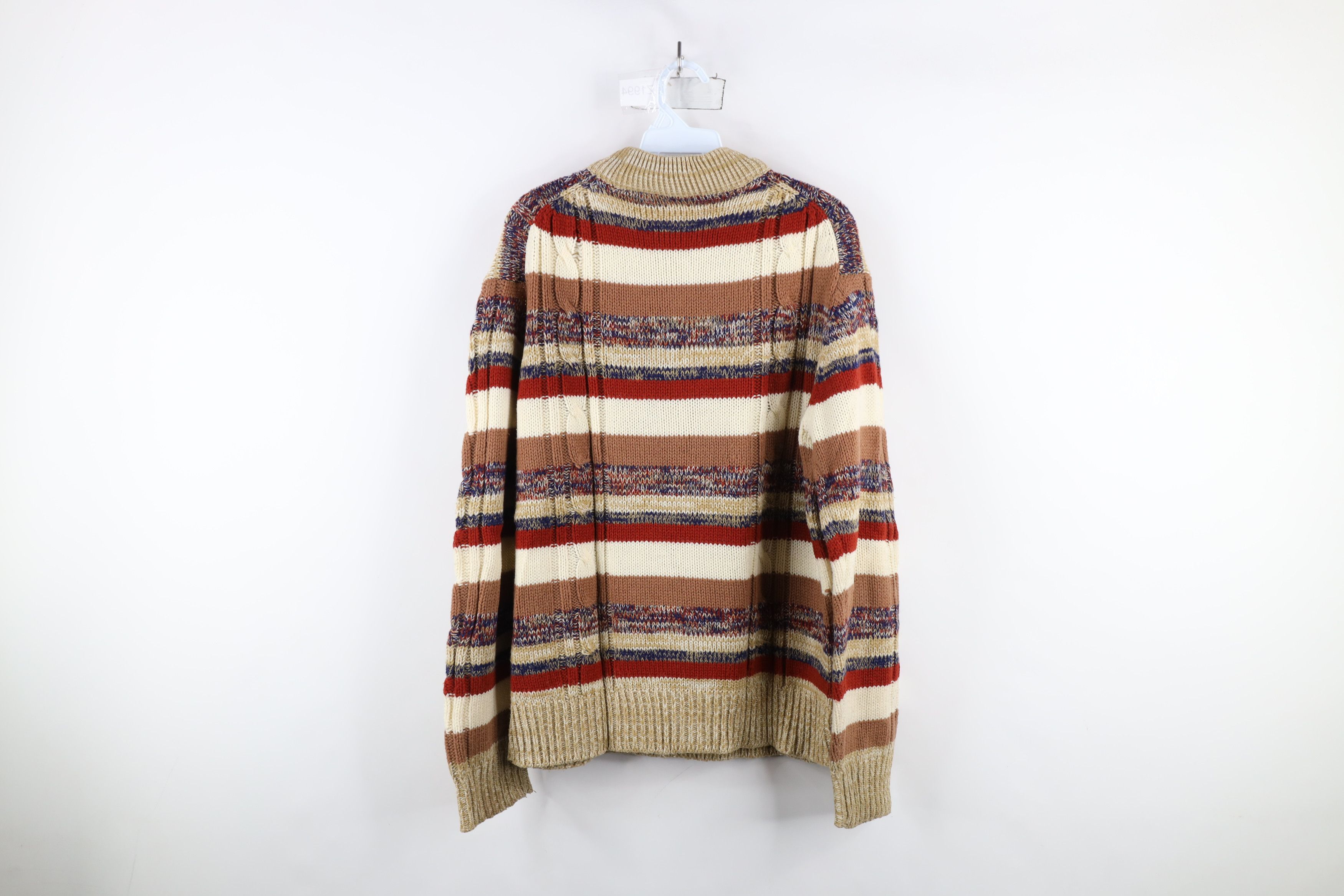 Vintage Vintage 70s Mid Century Modern MCM Cable Knit Sweater USA Size US M / EU 48-50 / 2 - 8 Thumbnail