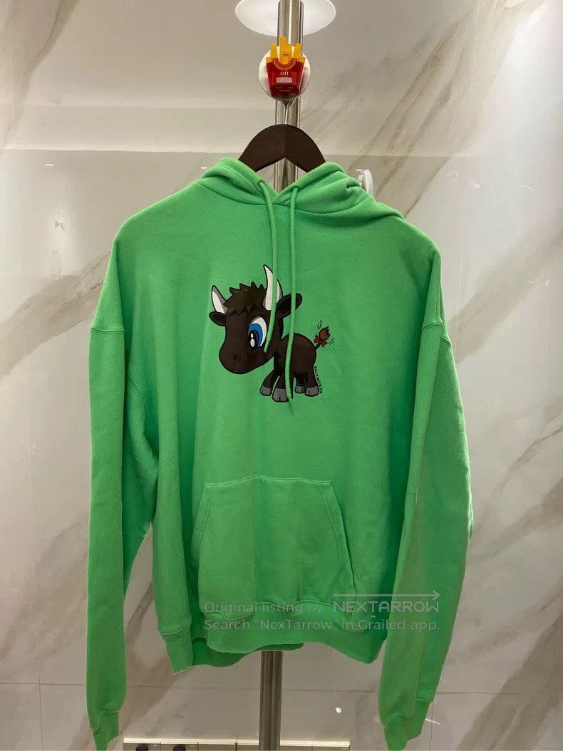 Balenciaga Balenciaga Mini Pony Logo Hoodie - Size XS, Green Size US XS / EU 42 / 0 - 2 Thumbnail