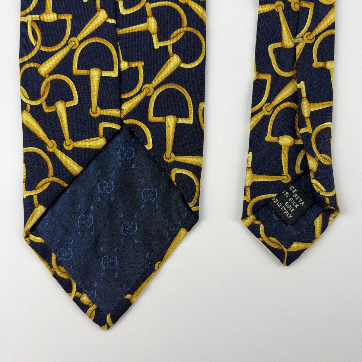 Gucci Gucci Vintage Silk Tie rare nice design Made in Italy Size ONE SIZE - 6 Thumbnail