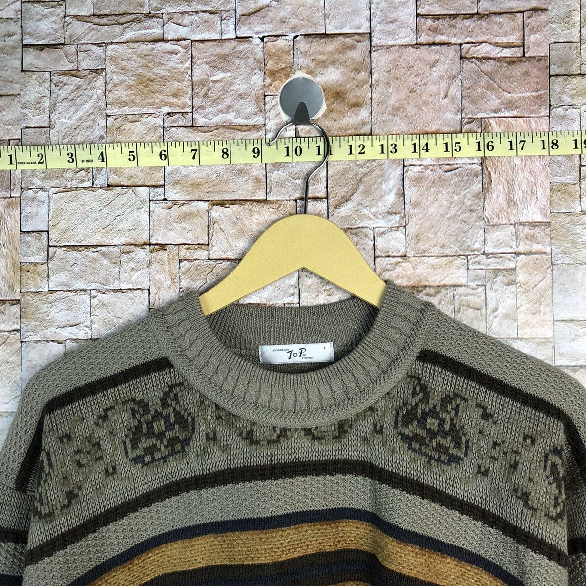 Homespun Knitwear Top Cream art vintage japan sweatshirt Knitwear #A690 Size M / US 6-8 / IT 42-44 - 4 Thumbnail