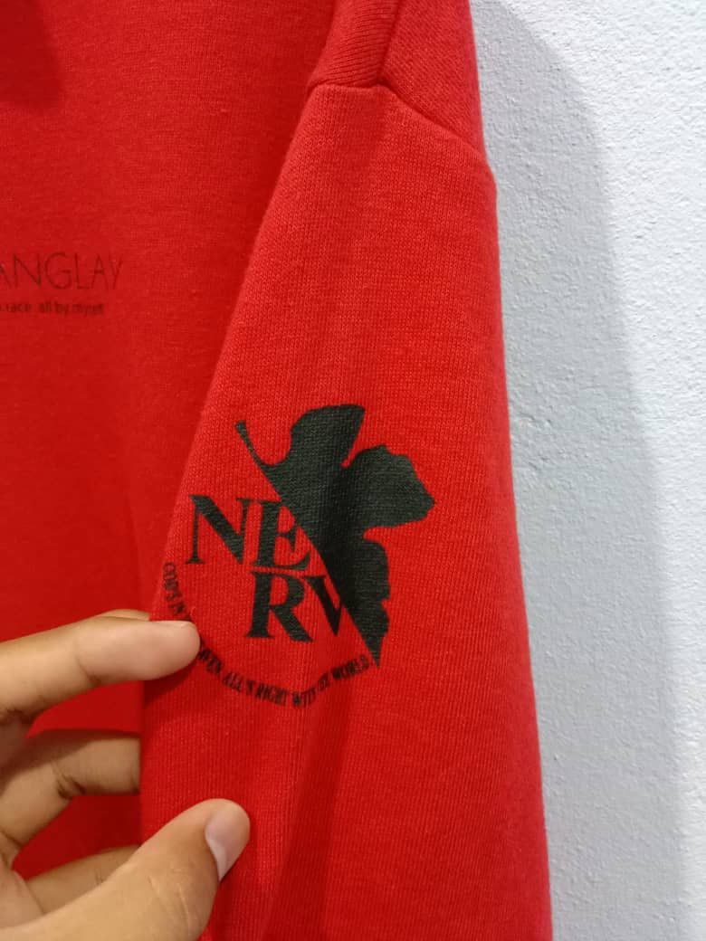 Anime EVANGELION ANIME HALFZIPPER RED HOODIE MEDIUM SAIZ Size US M / EU 48-50 / 2 - 5 Thumbnail
