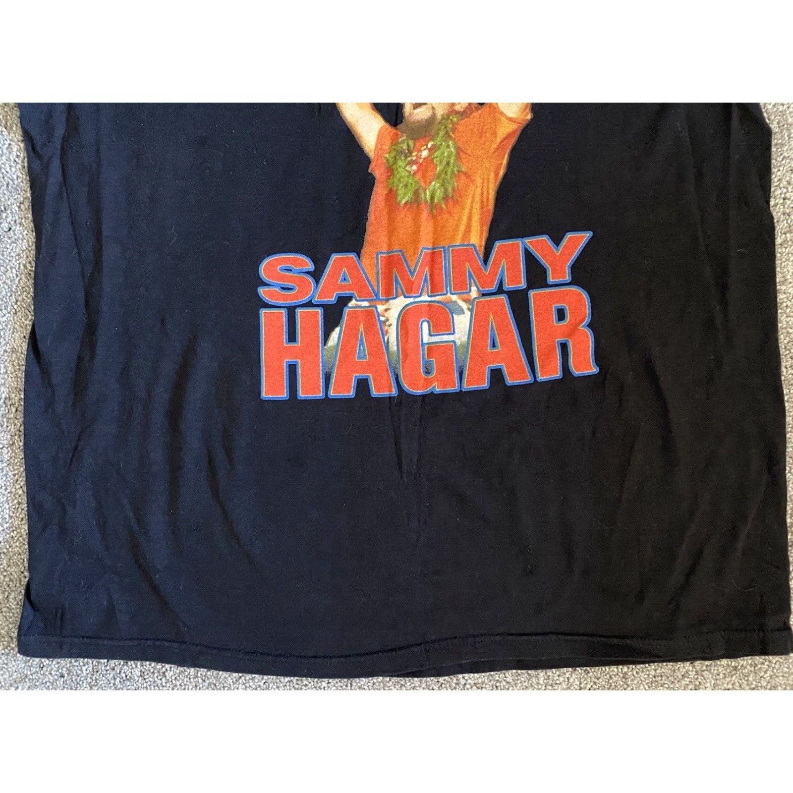 Haggar VINTAGE Sammy Hagar Tour T Shirt All Sport XL 48 Black Rocker 2002 Music Band Rock Hipster Classic Mens Short Sleeve T-Shirt Size US XL / EU 56 / 4 - 6 Thumbnail