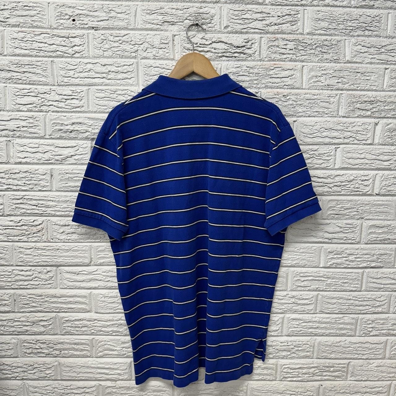 Polo Ralph Lauren Polo Ralph Lauren Blue and White Black Striped Collared Size US XL / EU 56 / 4 - 3 Thumbnail
